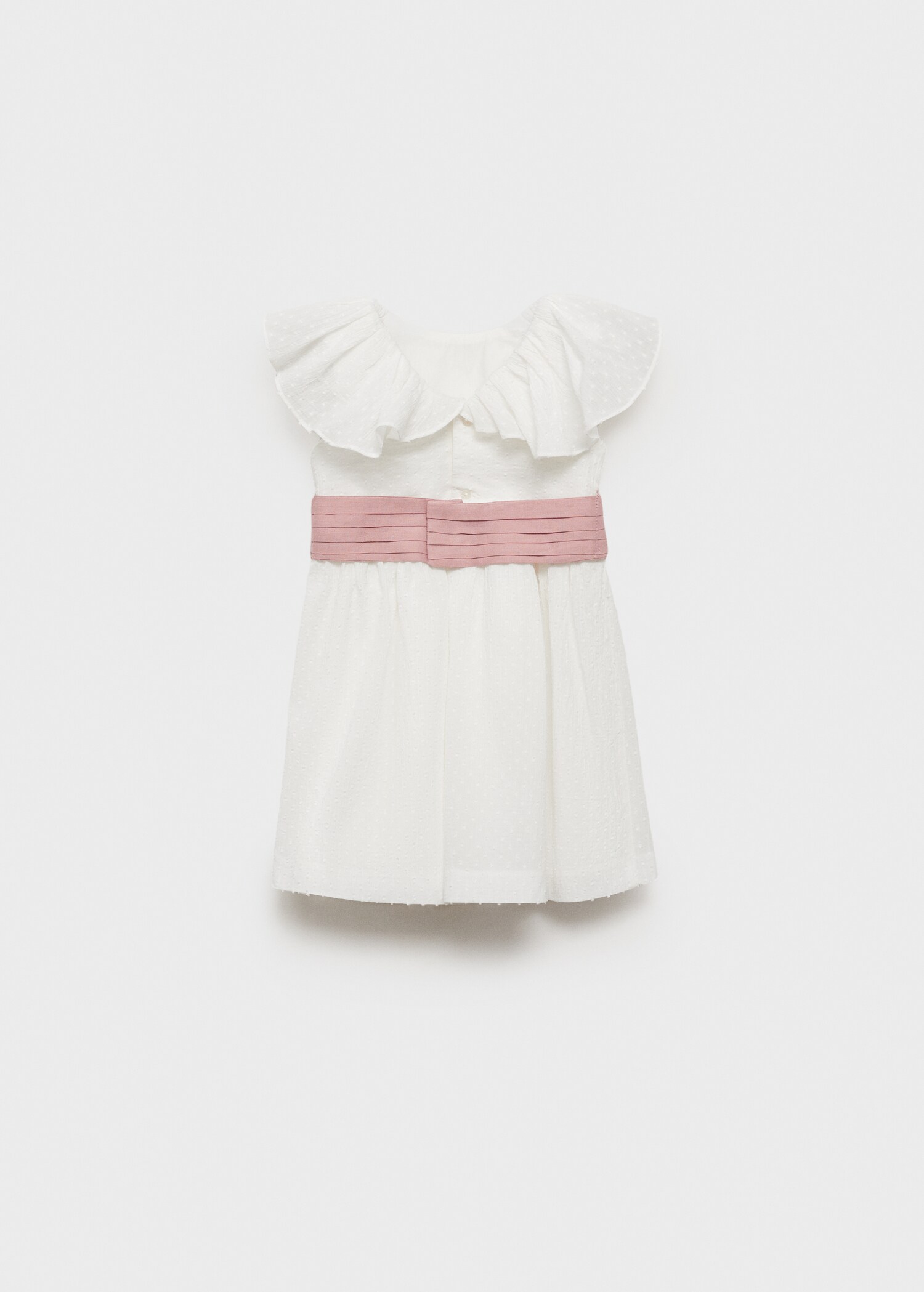 Belt linen dress - Reverse of the article