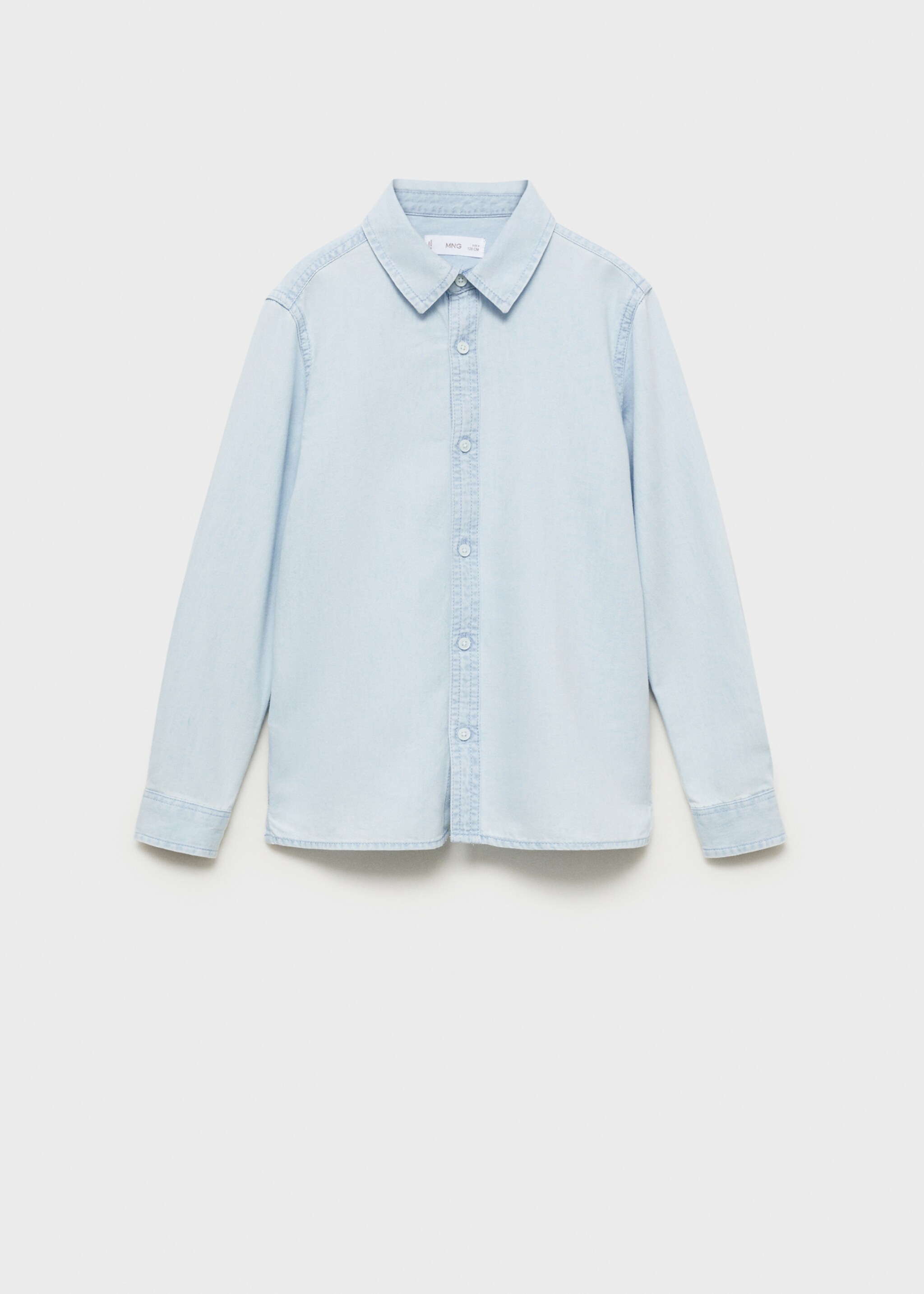 Slim-fit denim shirt - Article without model
