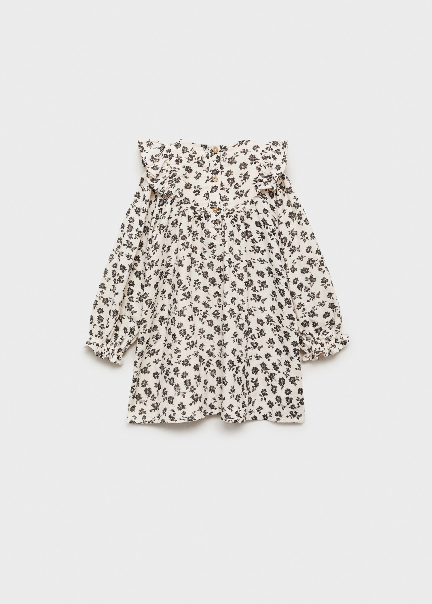 Printed cotton dress - Reverse of the article