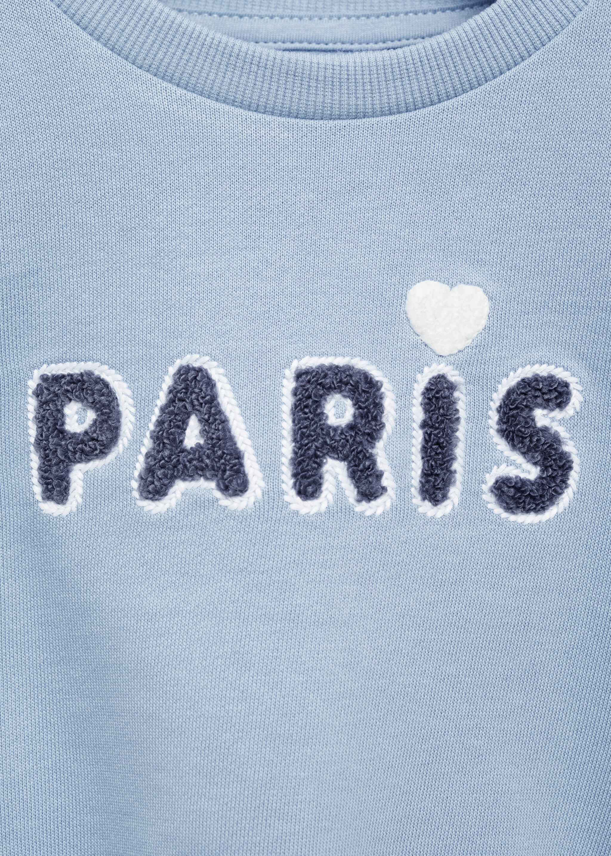 Sudadera algodón mensaje relieve - Detalle del artículo 8