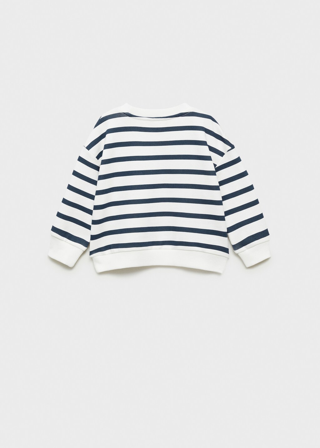Message striped sweatshirt - Kids | MANGO USA