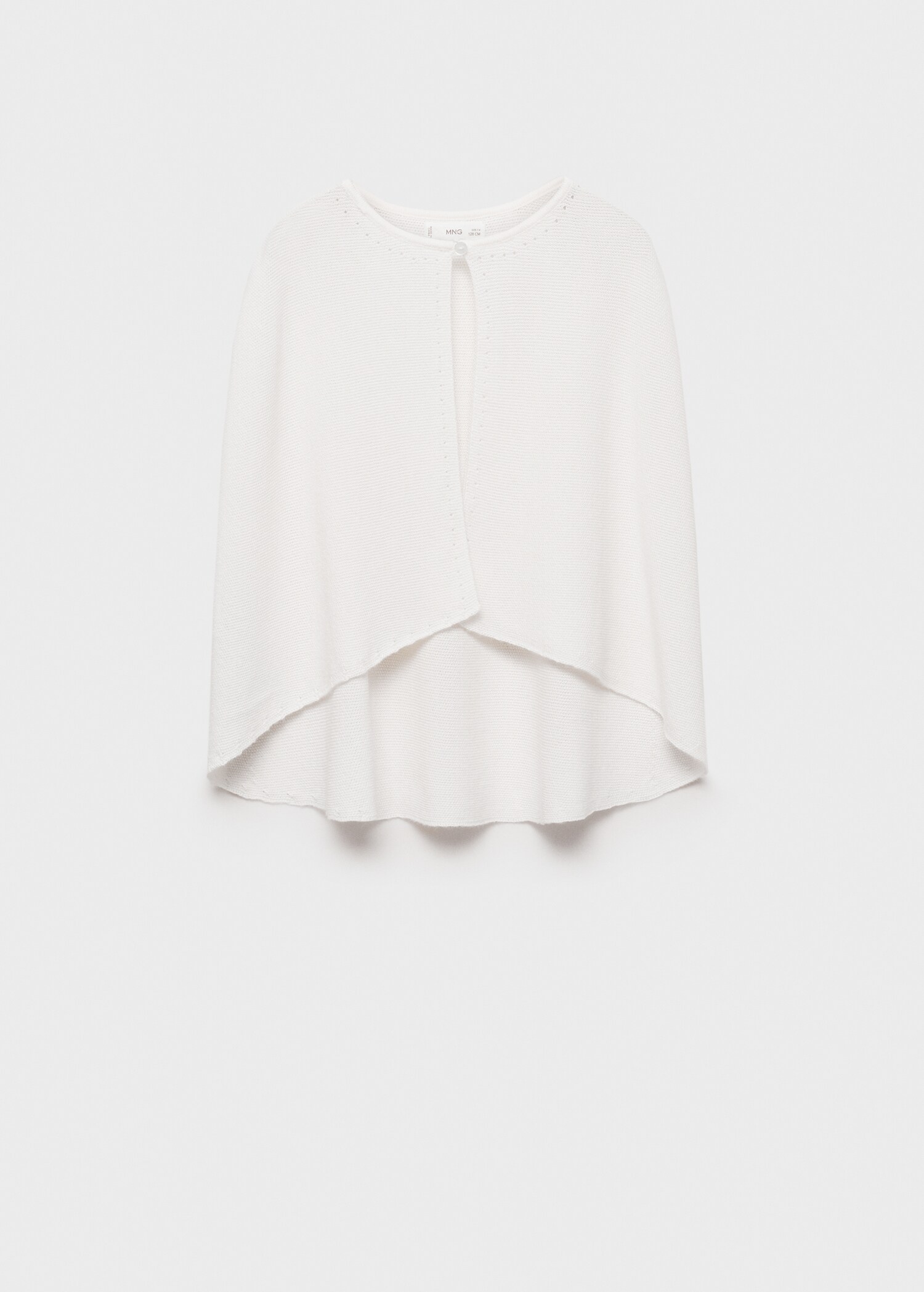 Cotton knit cape - Article without model