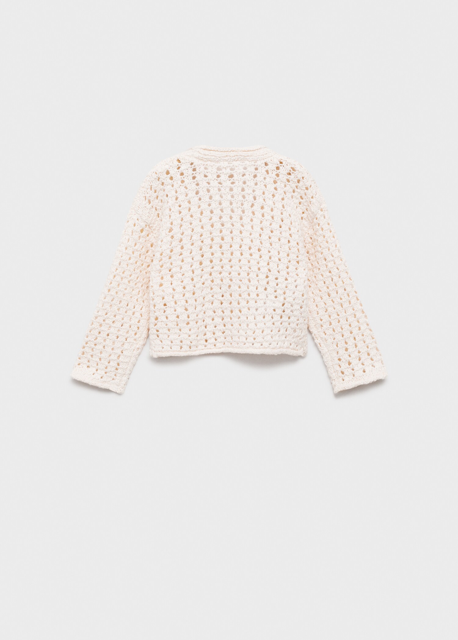 Openwork cardigan - Reverse of the article