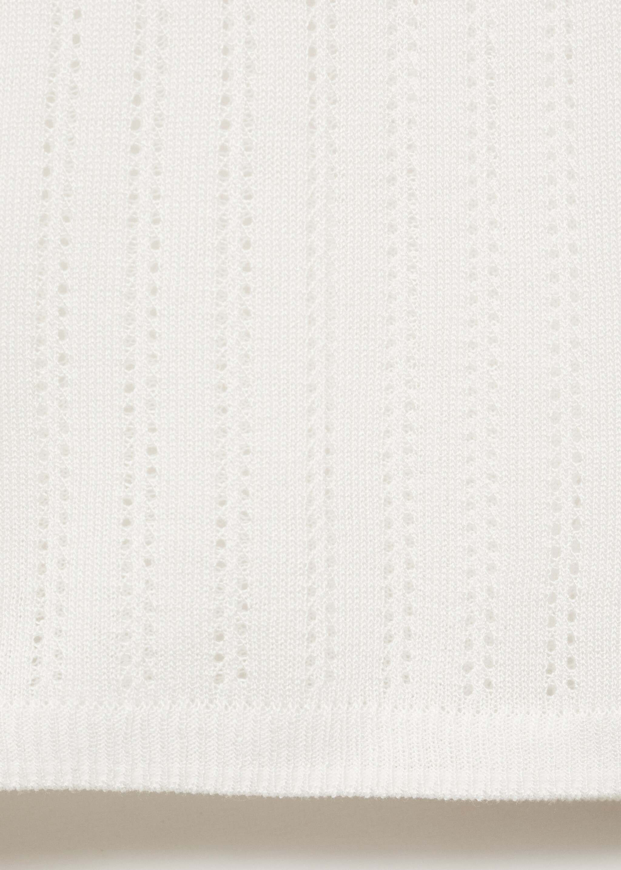 Nightgown with pointelle detail - Details of the article 0