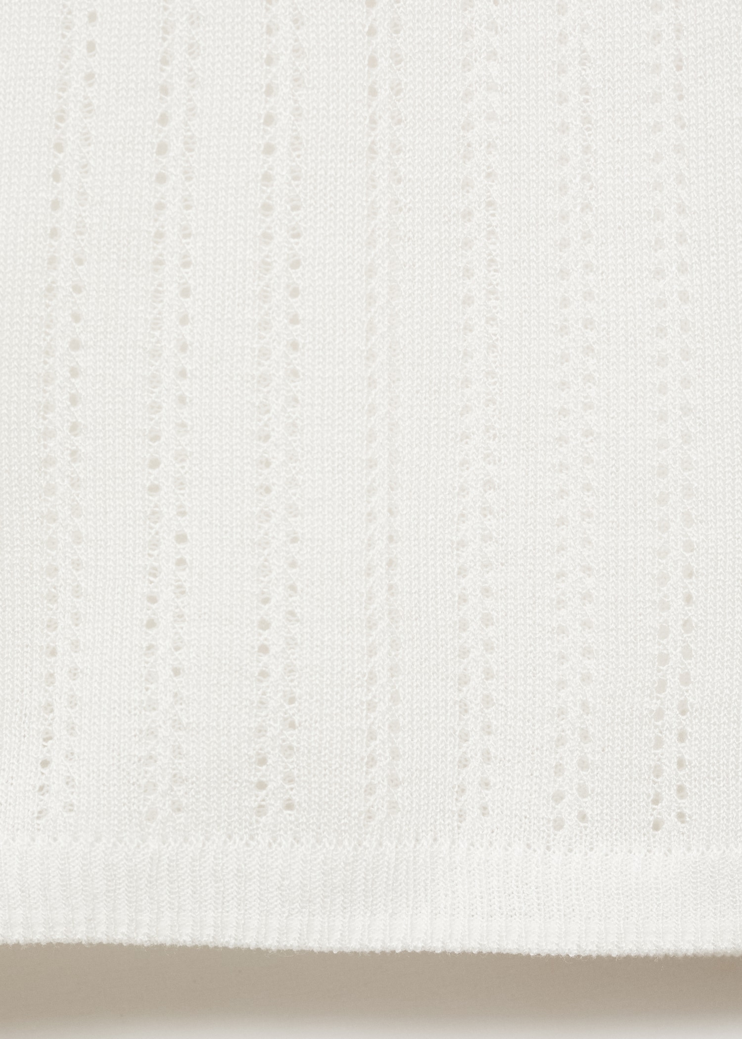 Nightgown with pointelle detail - Details of the article 0