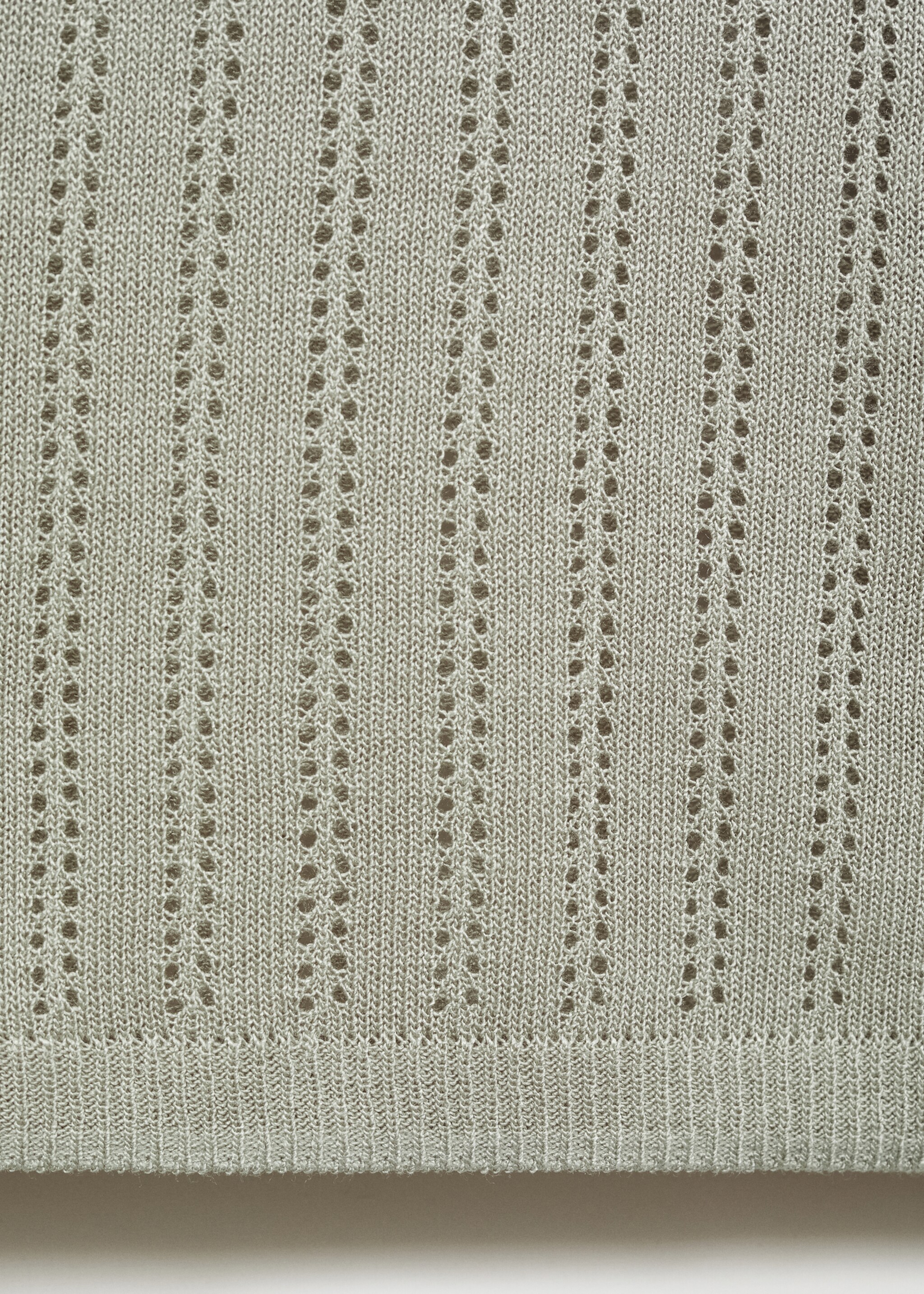 Nightgown with pointelle detail - Details of the article 0