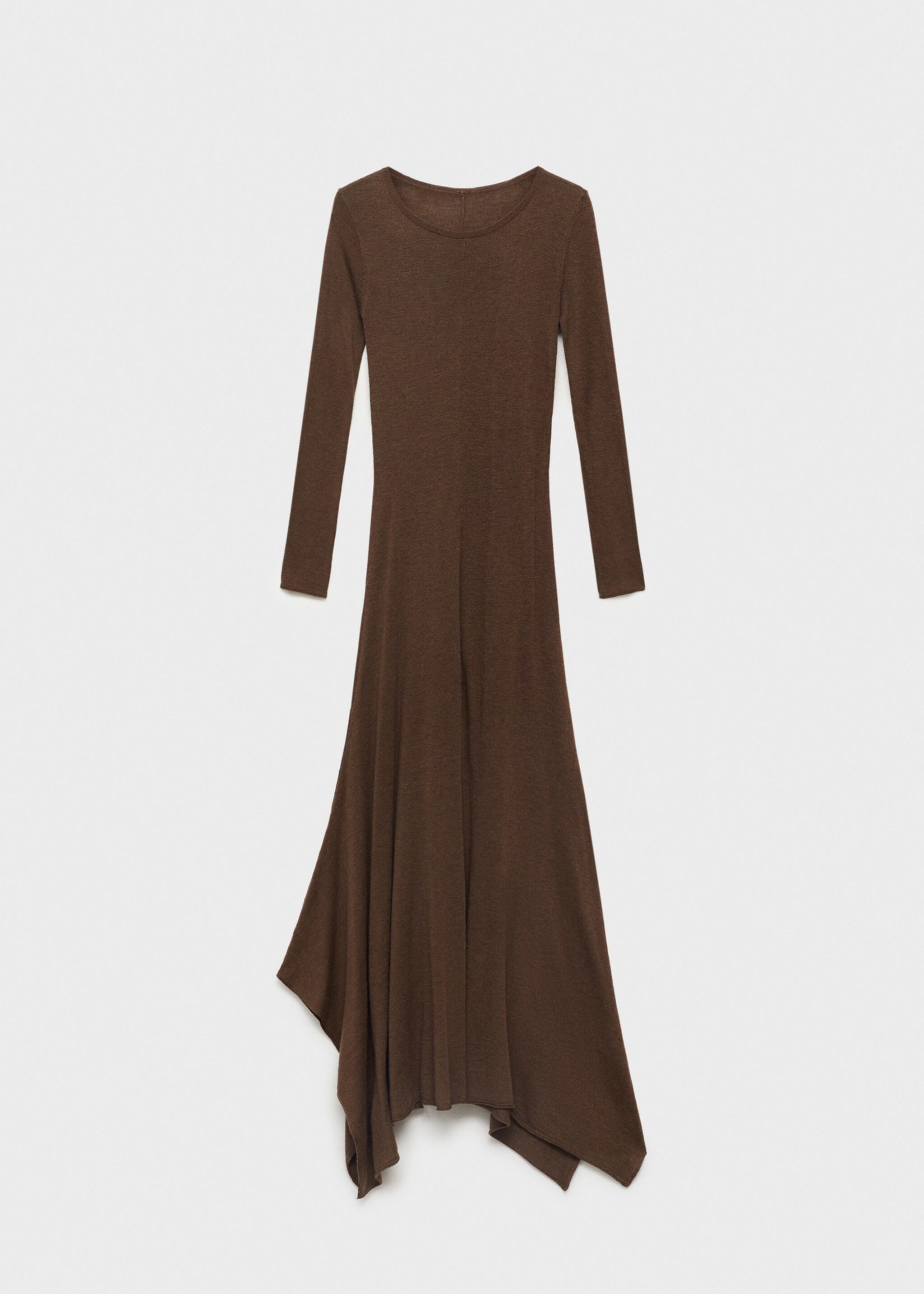 Asymmetrical low-knit dress - Article without model