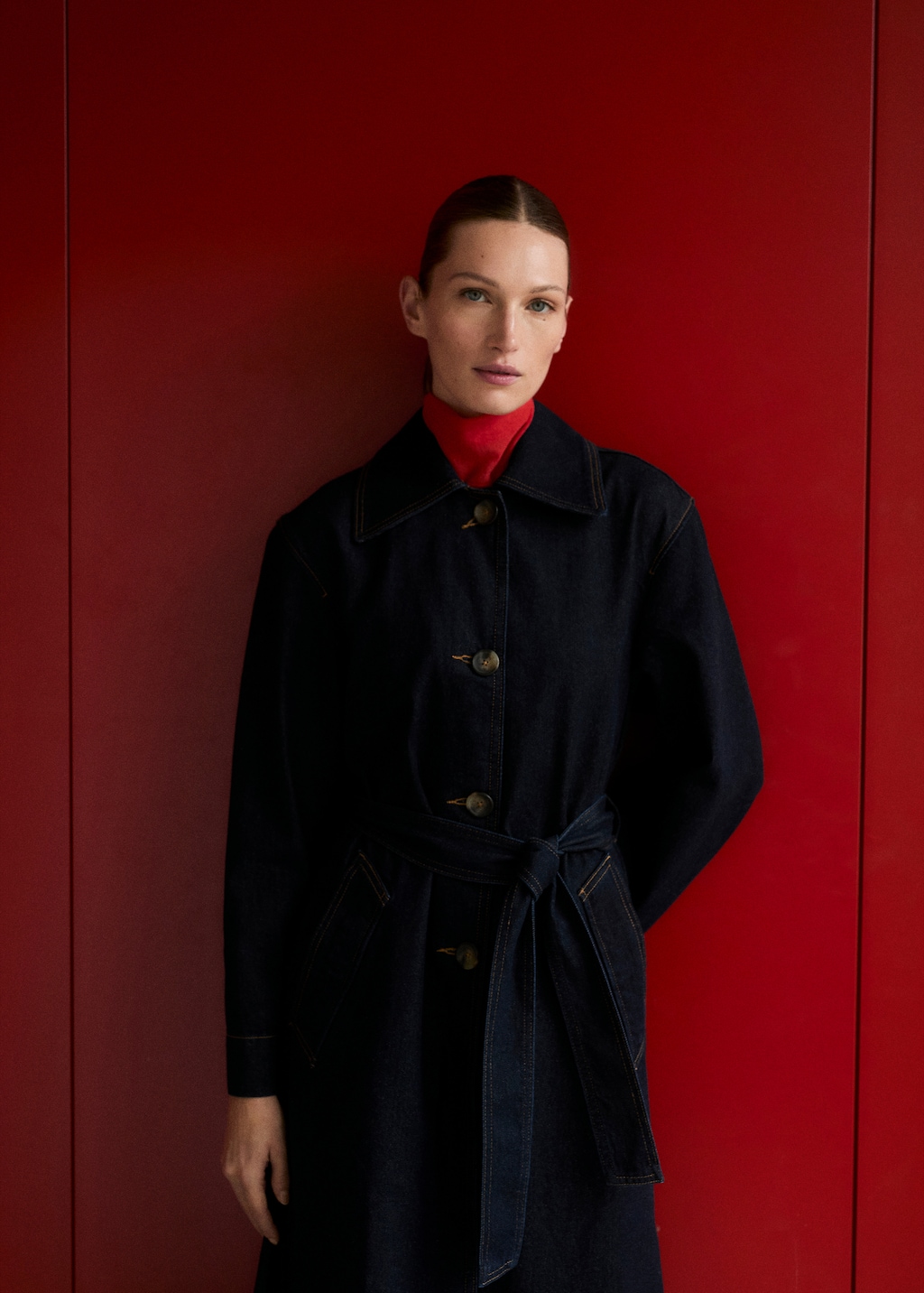 Long Rinse wash Denim Trench Coat Women MANGO India long-rinse-wash-denim-trench-coat-women-mango-india