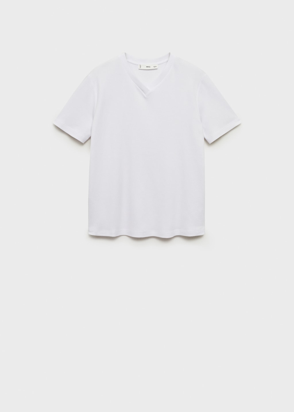 V-neck cotton T-shirt | MANGO Canada