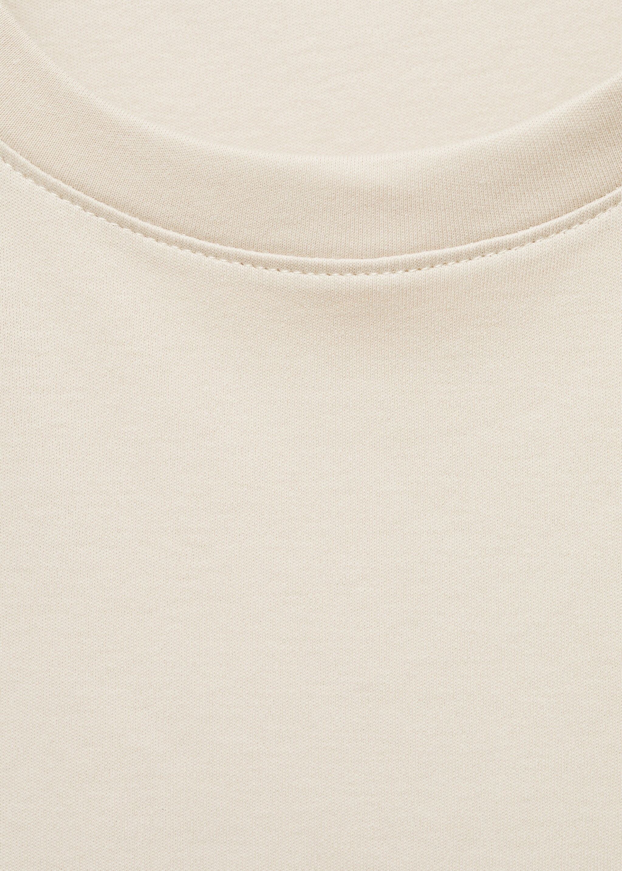 Rounded neck cotton t-shirt - Details of the article 8