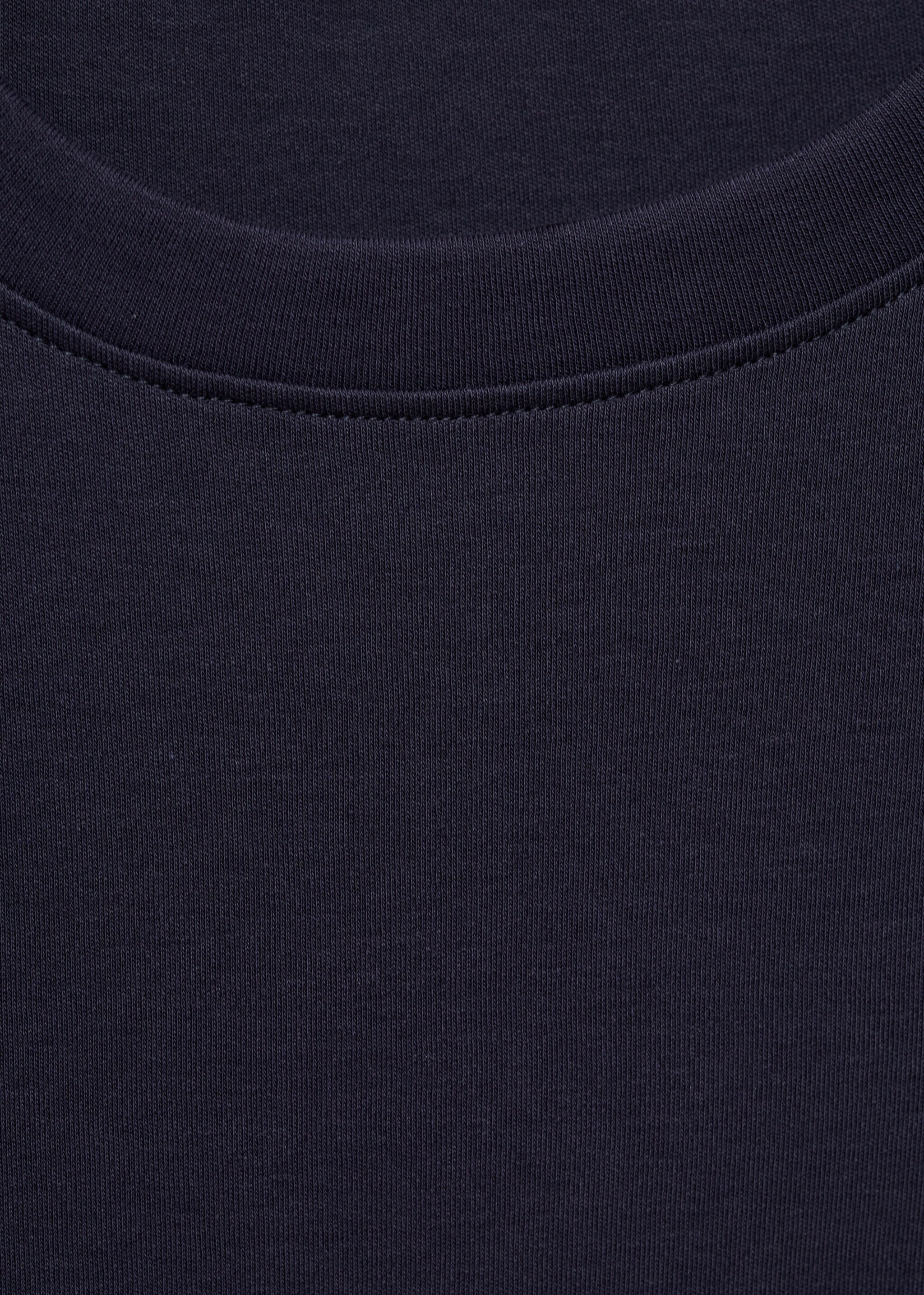 Rounded neck cotton t-shirt - Details of the article 8