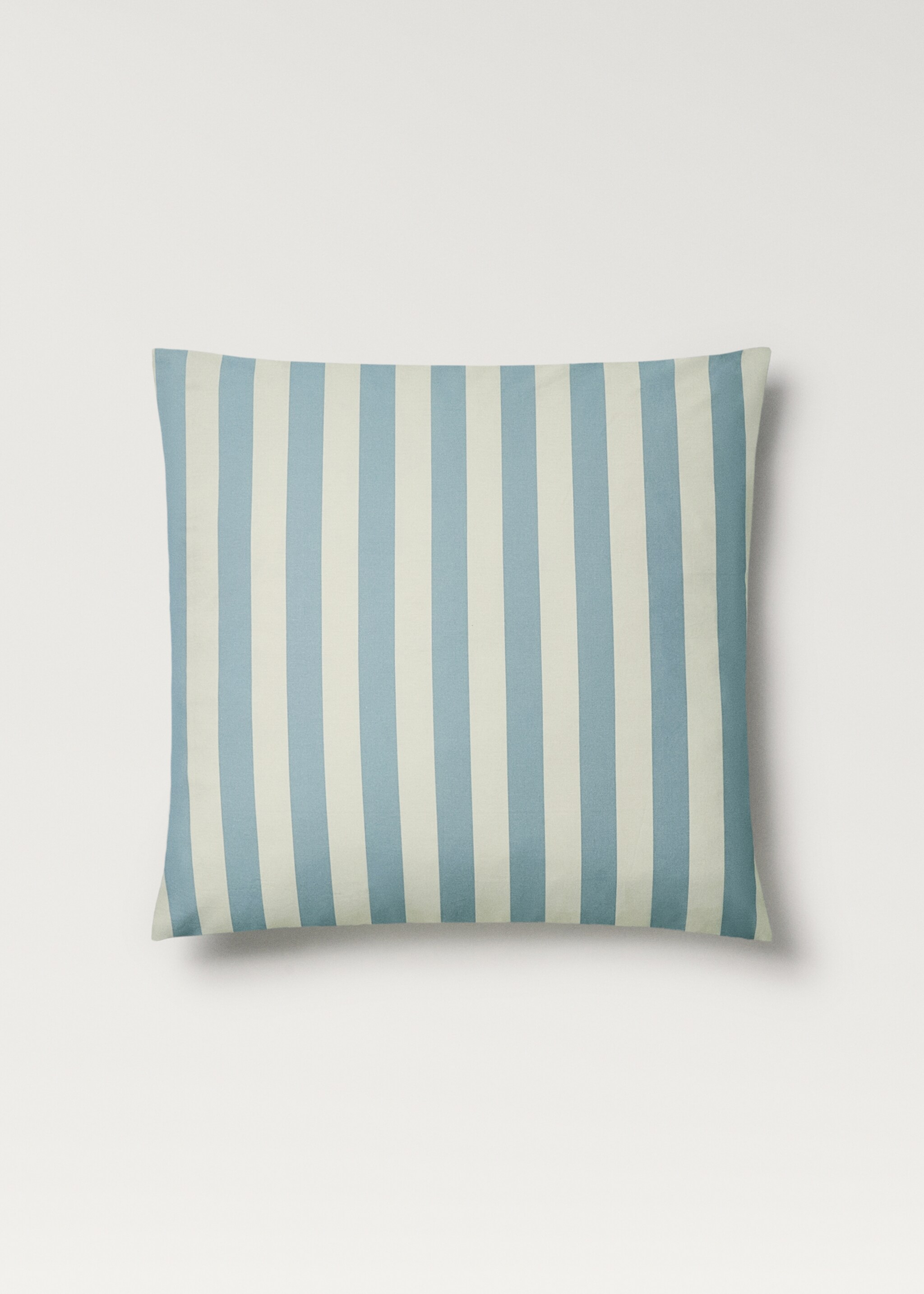 Cotton percale thick-striped children's pillowcase, 60x60 cm - Article without model