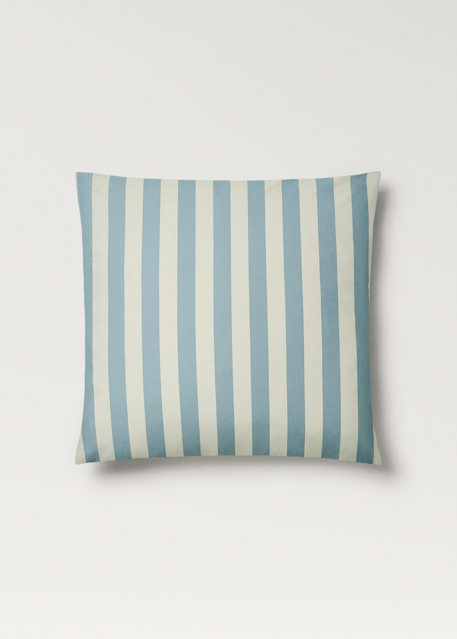 Cotton percale thick-striped children's pillowcase, 60x60 cm - Article without model
