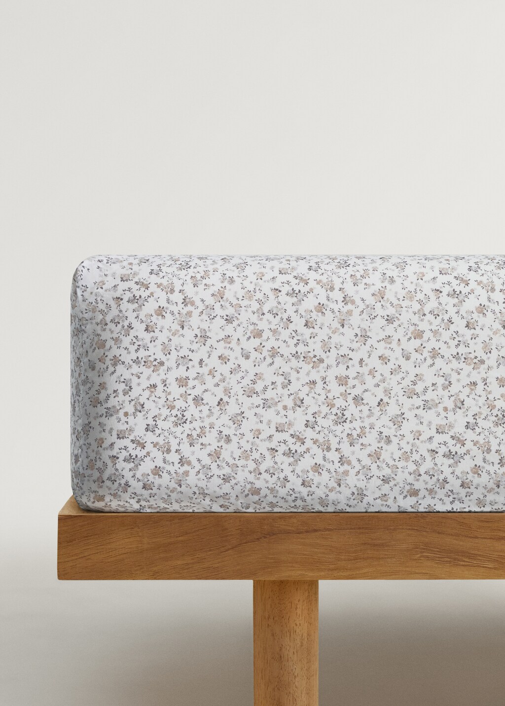 Children's cotton percale printed fitted bed sheet for 90 cm