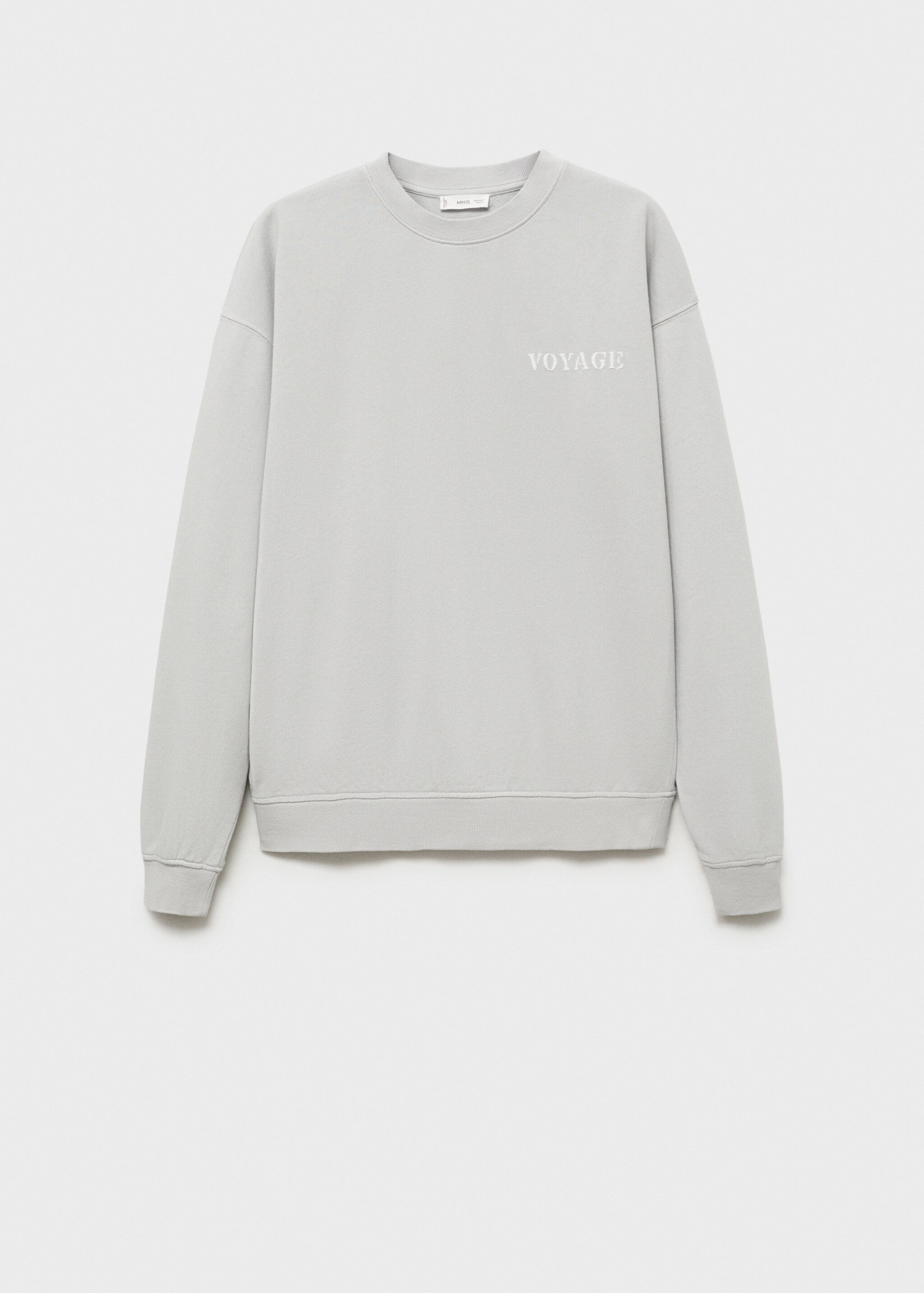 Message cotton sweatshirt - Article without model