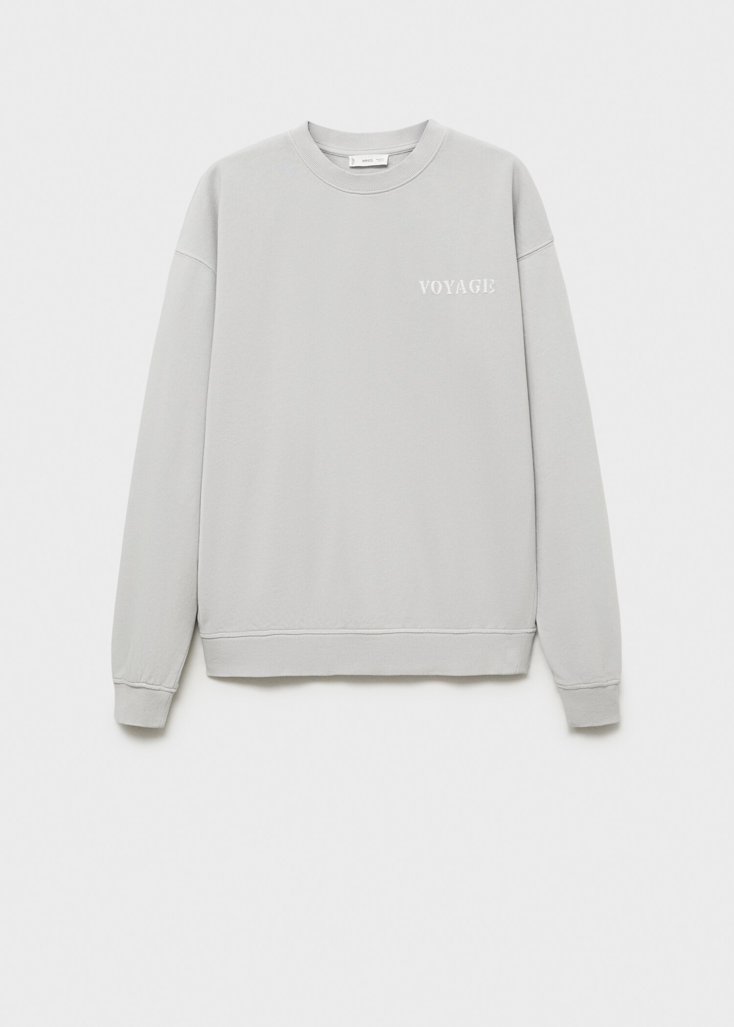 Message cotton sweatshirt - Article without model