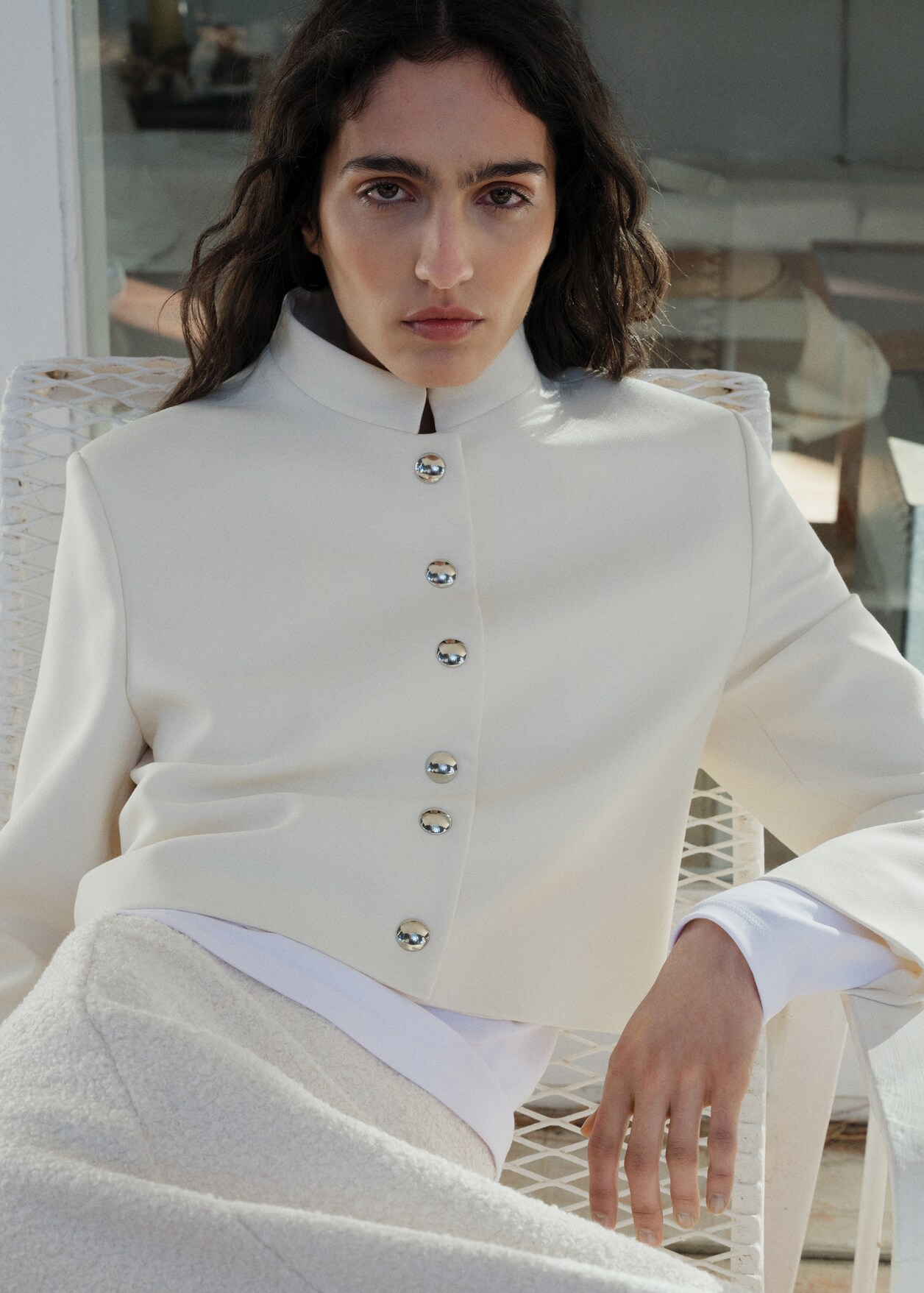 Strip neck Cropped Jacket Women MANGO USA strip-neck-cropped-jacket-women-mango-usa