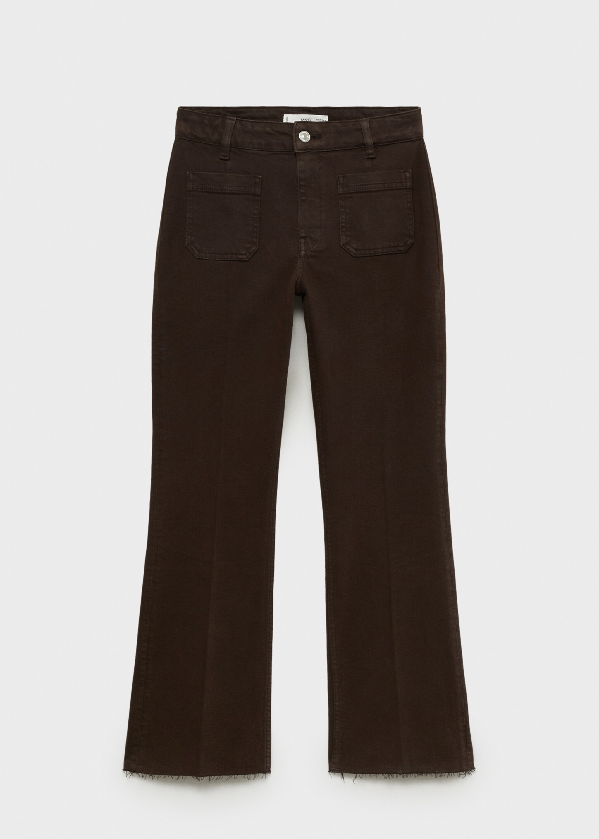 Jeans flare crop bolsillos - Artículo sin modelo
