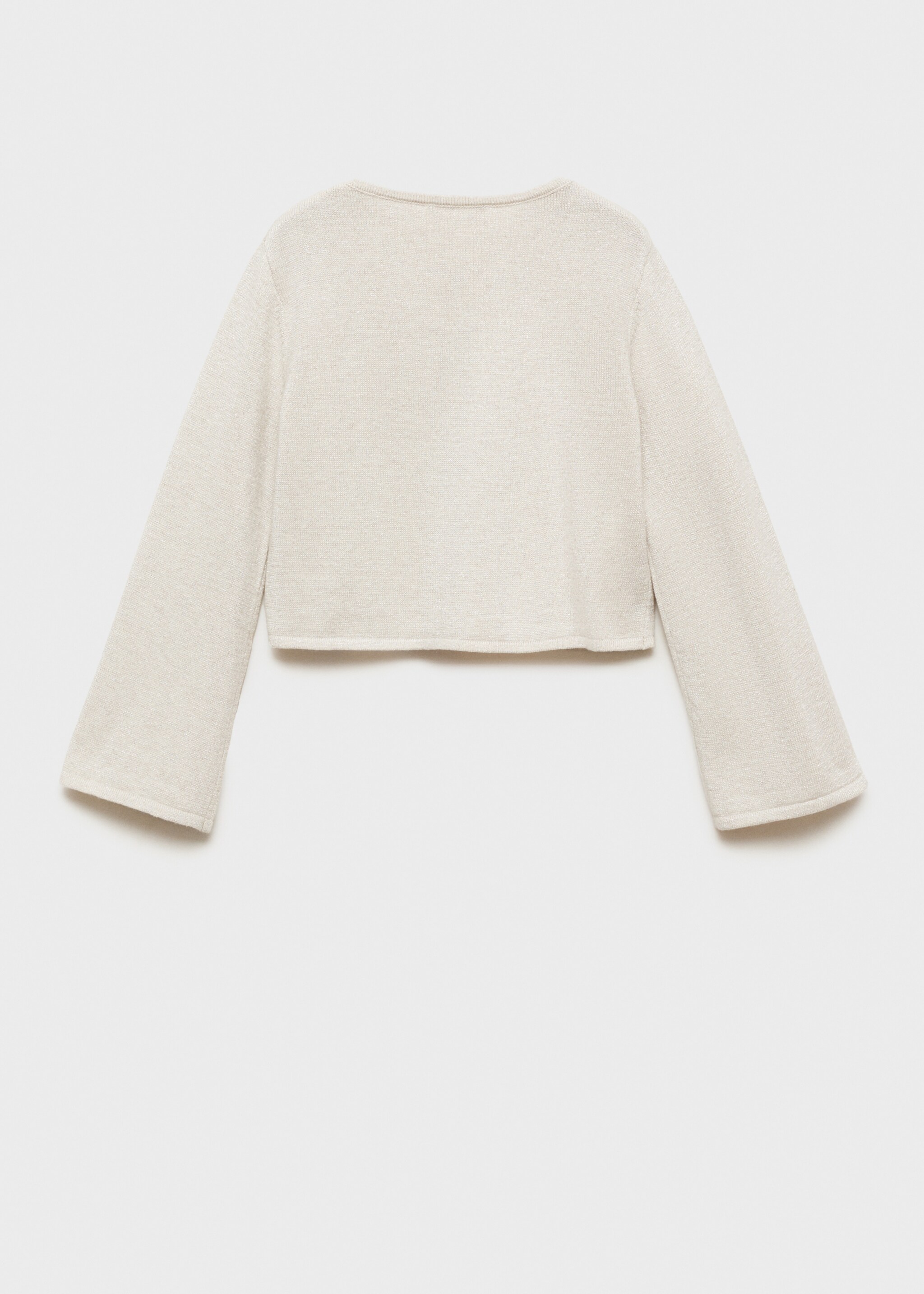 Knit cardigan - Reverse of the article