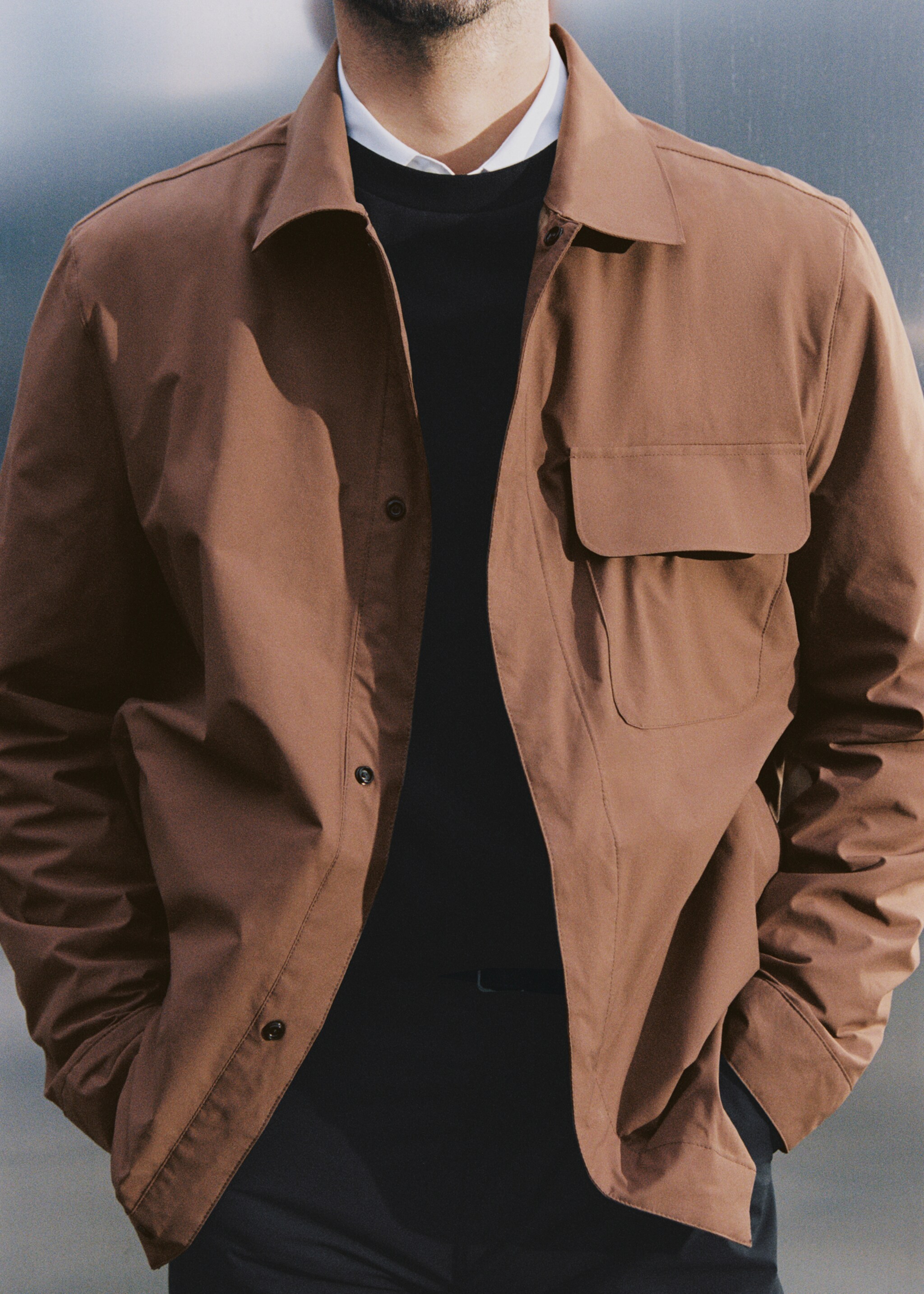 Water-repellent jacket with pockets - Details of the article 5