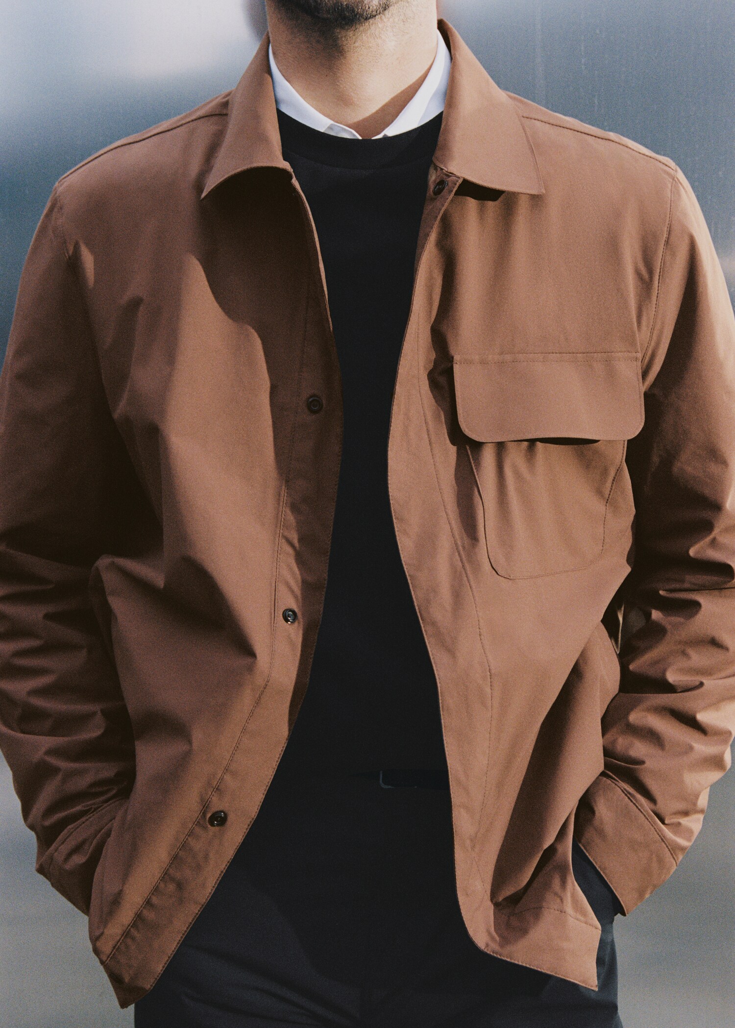 Water-repellent jacket with pockets - Details of the article 5