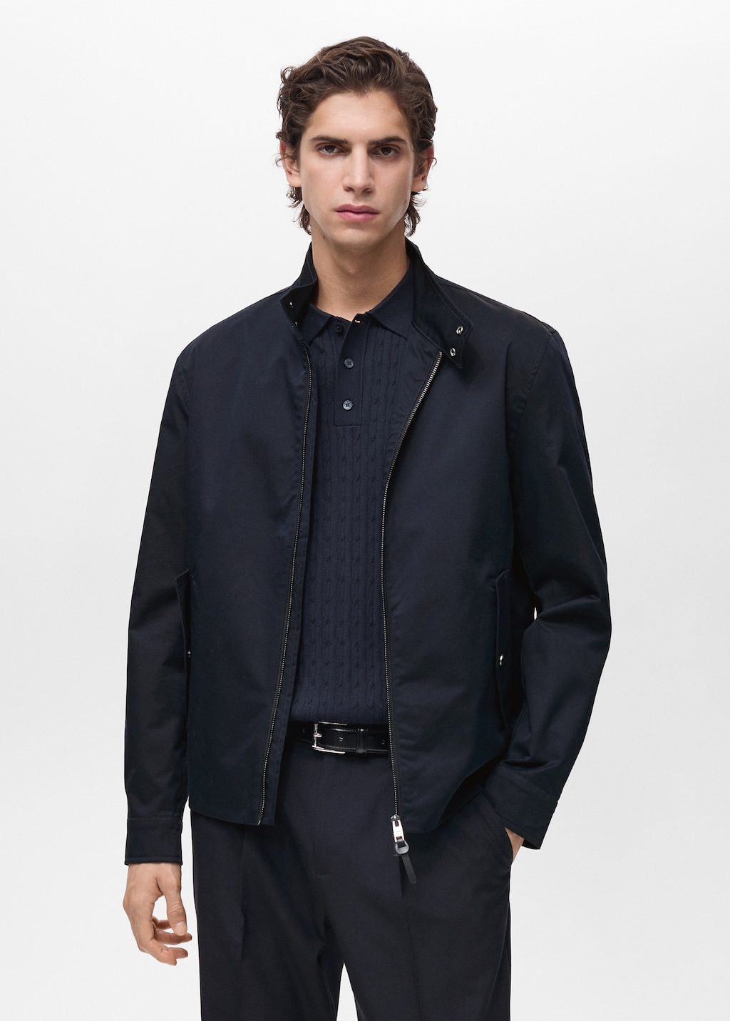 Suede-effect bomber jacket - Men | MANGO Vietnam Suede-effect bomber jacket - Men | MANGO Vietnam