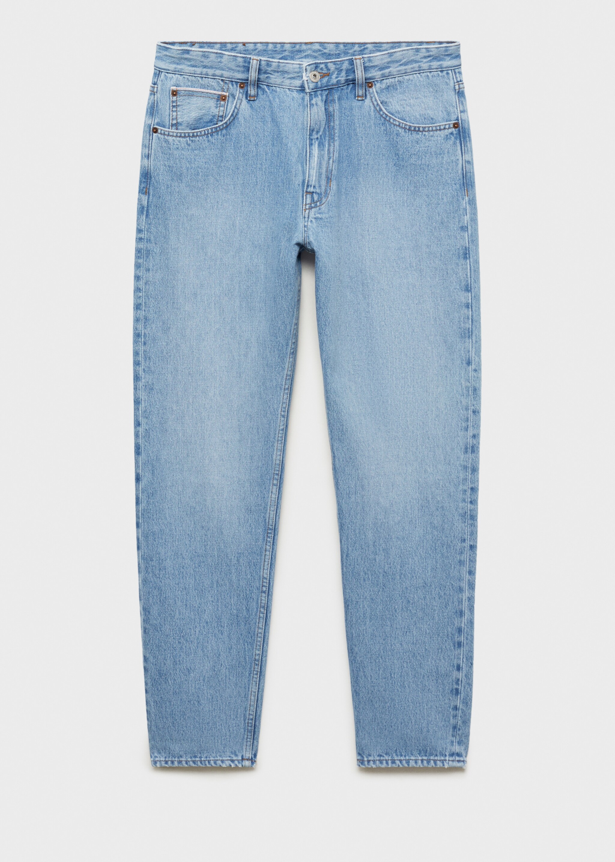 Tapered-fit selvedge jeans - Article without model