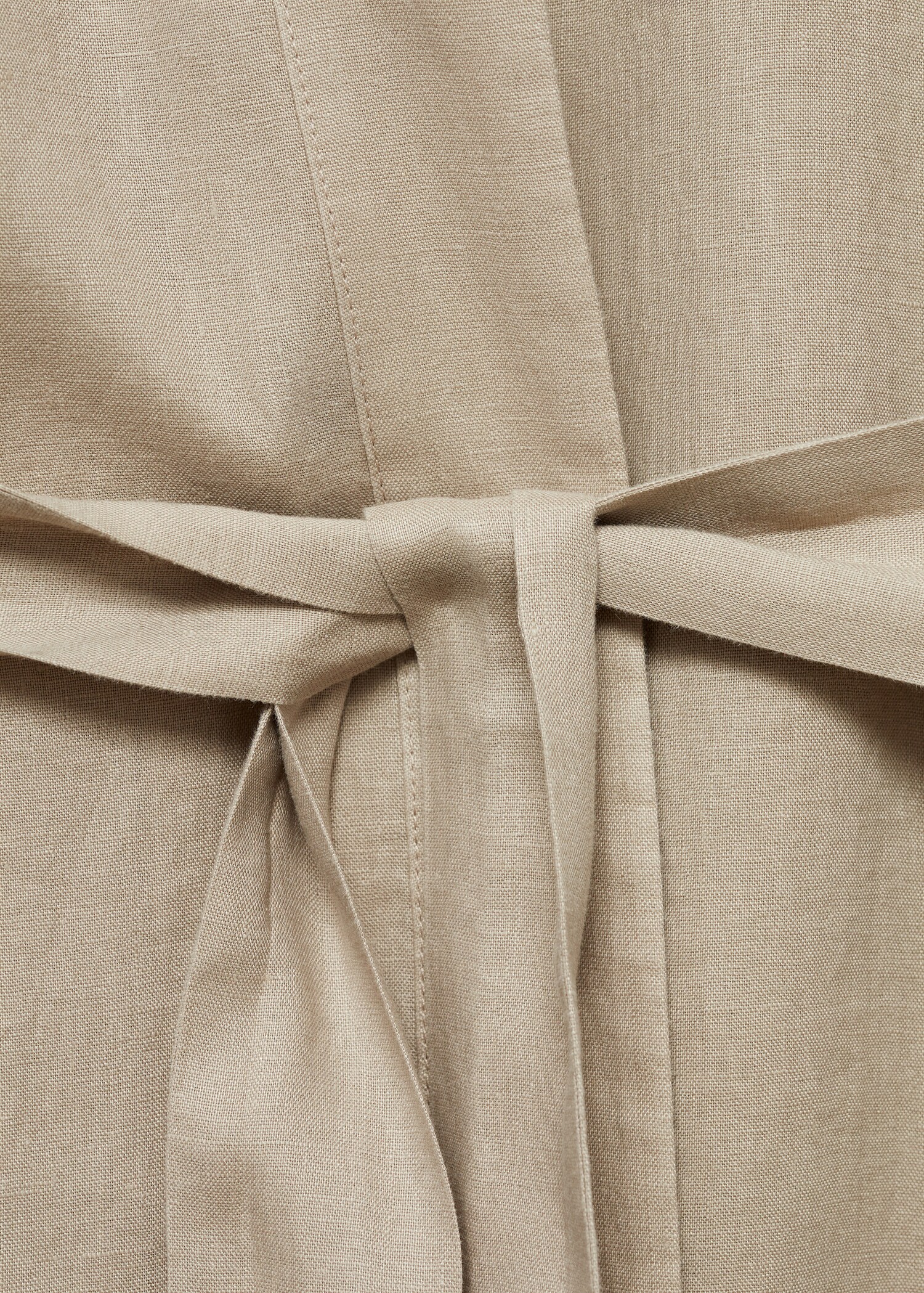 Linen home robe - Details of the article 8