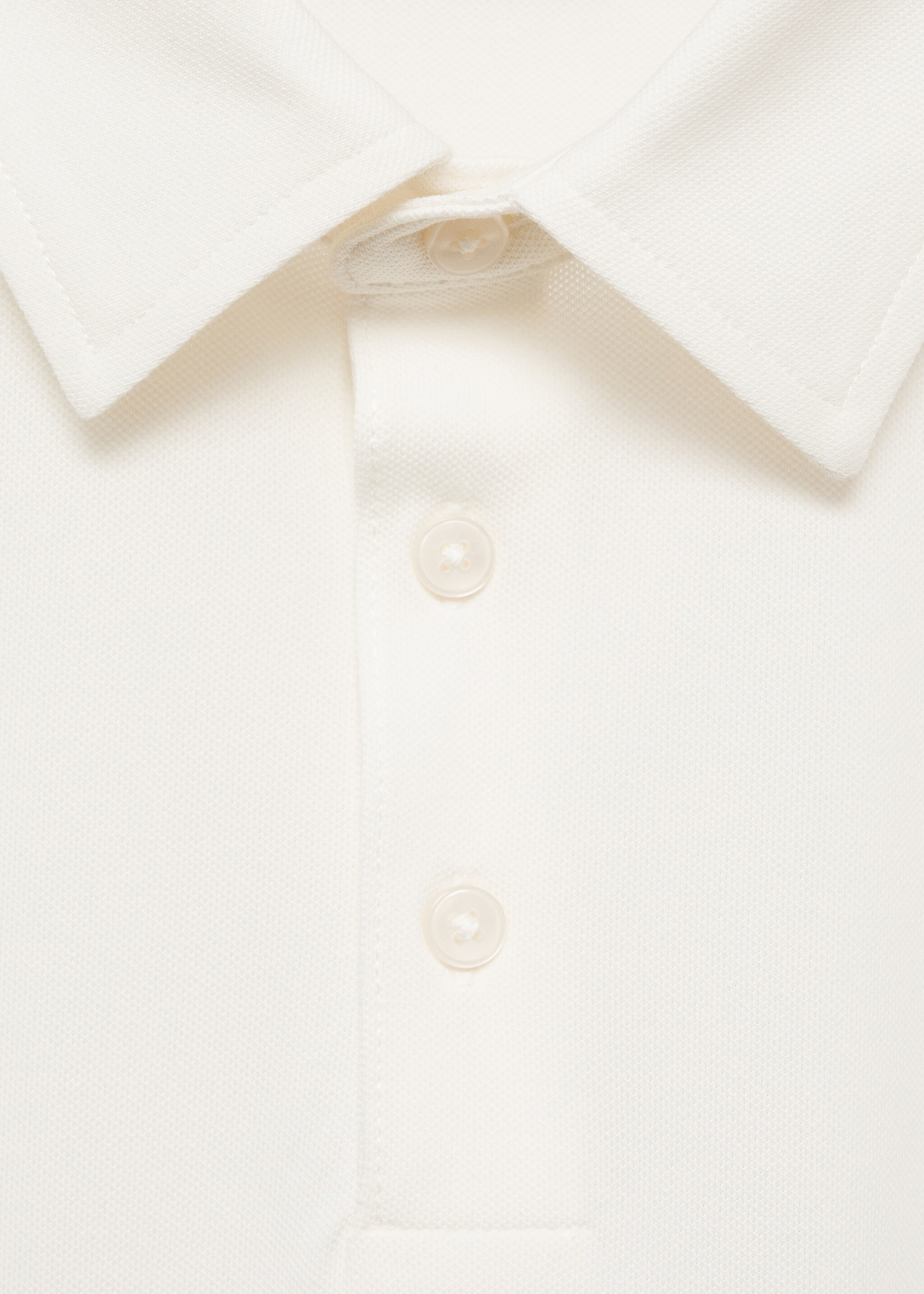 Slim-fit cotton-piqué polo shirt - Details of the article 8