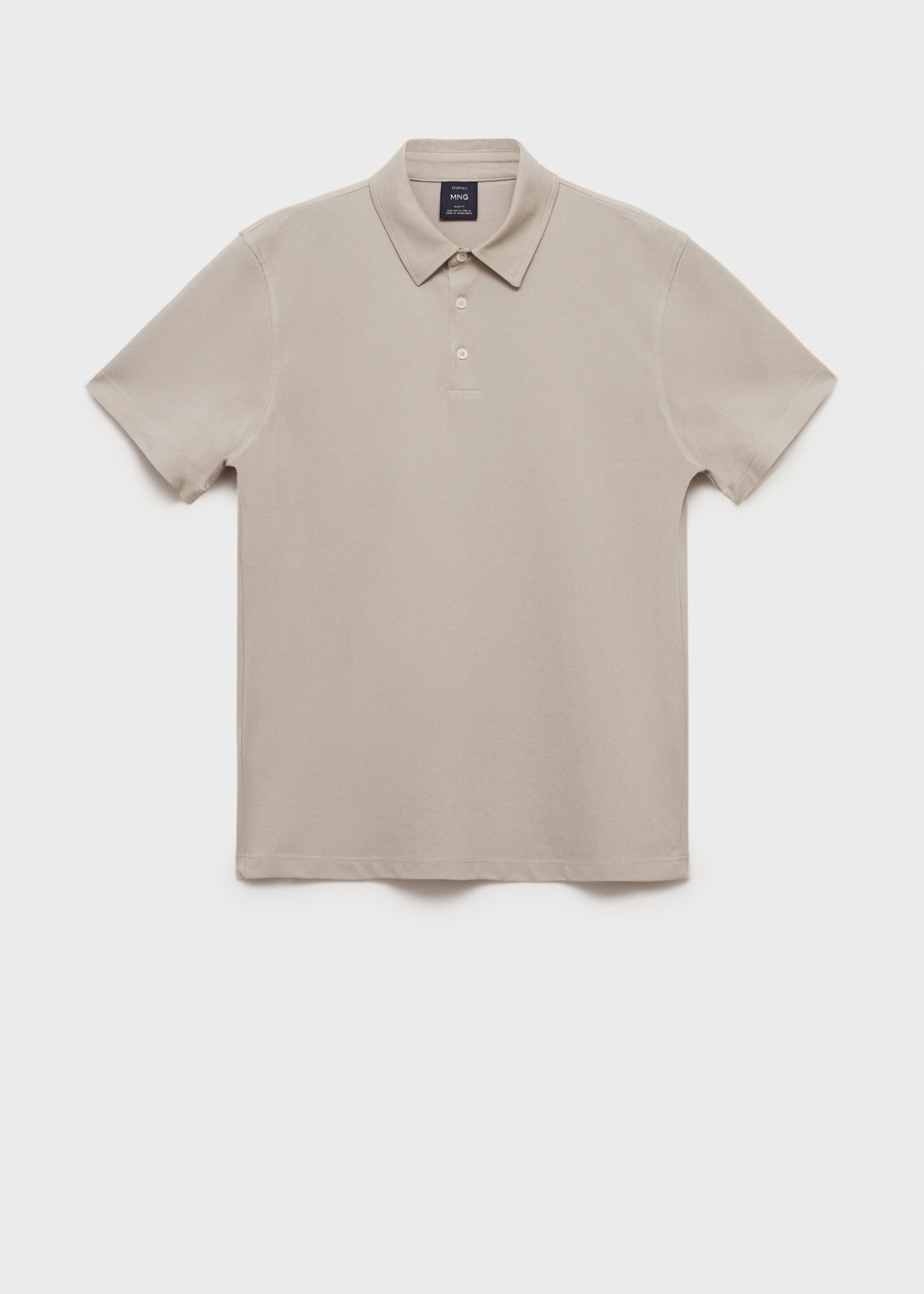 Polo slim fit algodón piqué - Artículo sin modelo