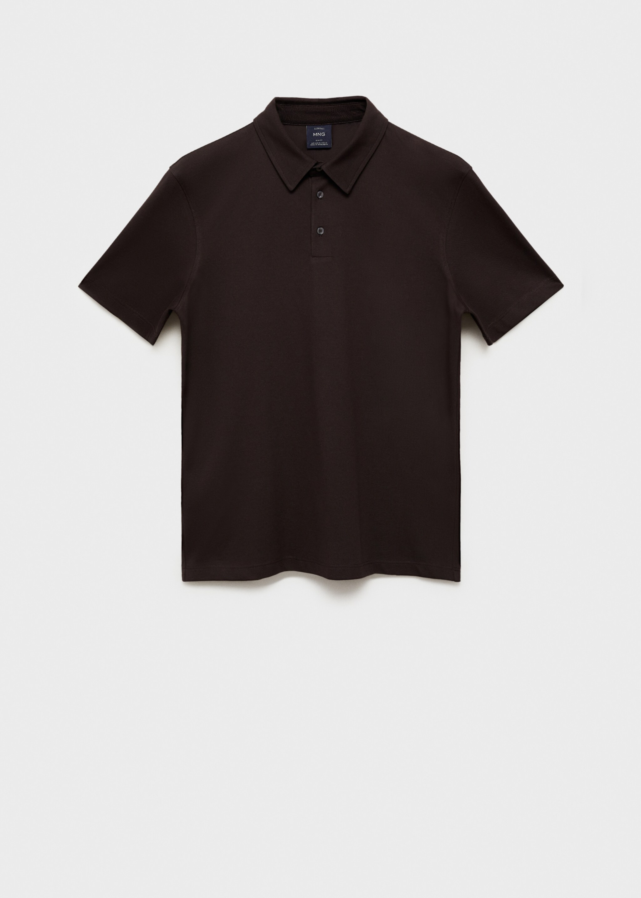 Slim-fit cotton-piqué polo shirt - Article without model