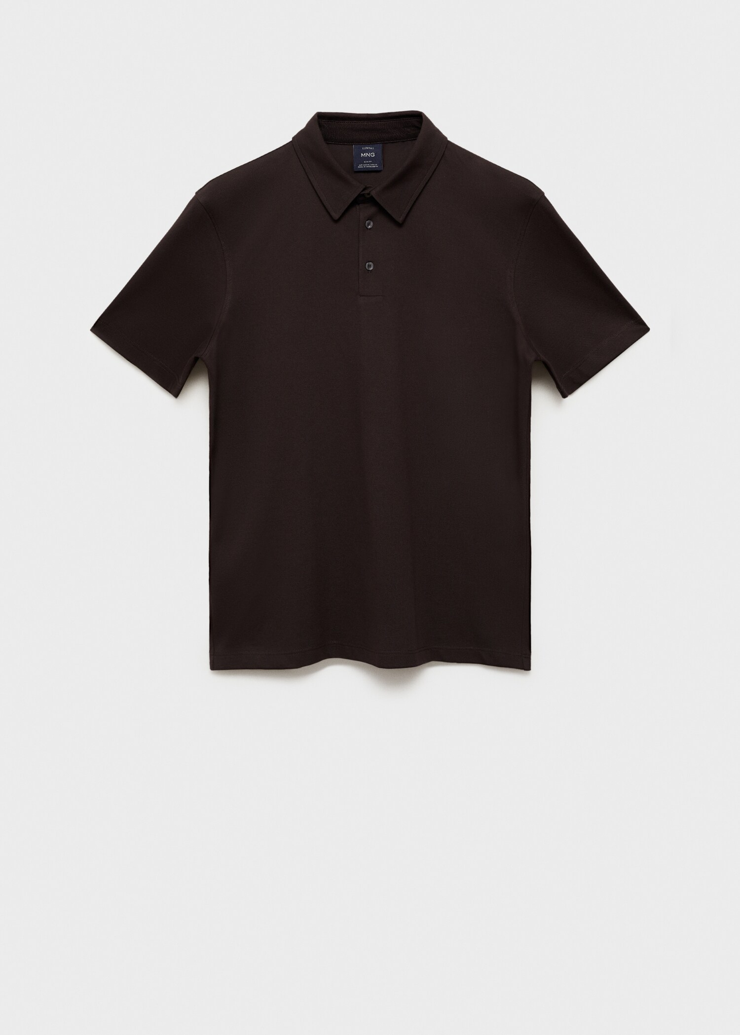 Slim-fit cotton-piqué polo shirt - Article without model