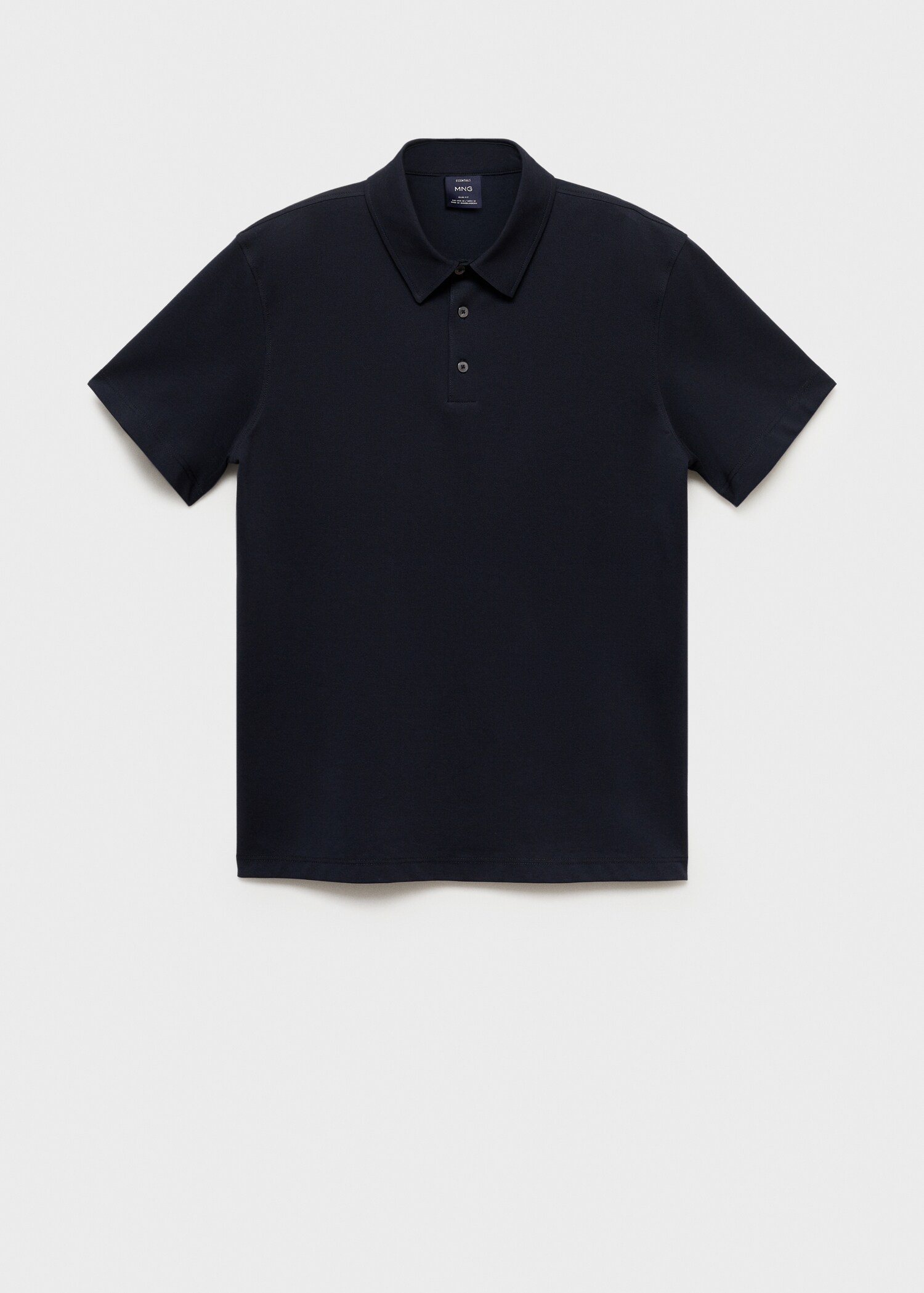 Slim-fit cotton-piqué polo shirt - Article without model