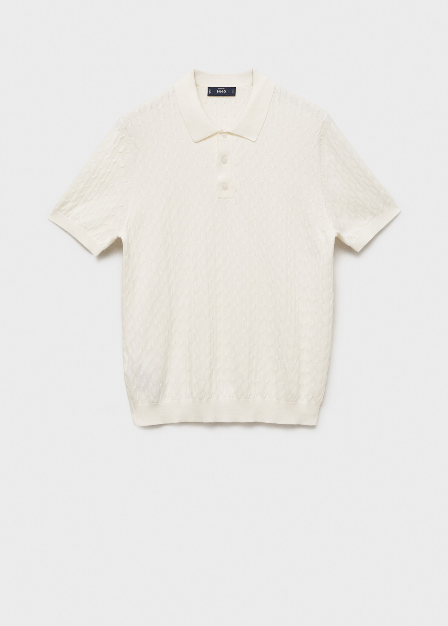 Polo punto trenzado 100% algodón - Artículo sin modelo