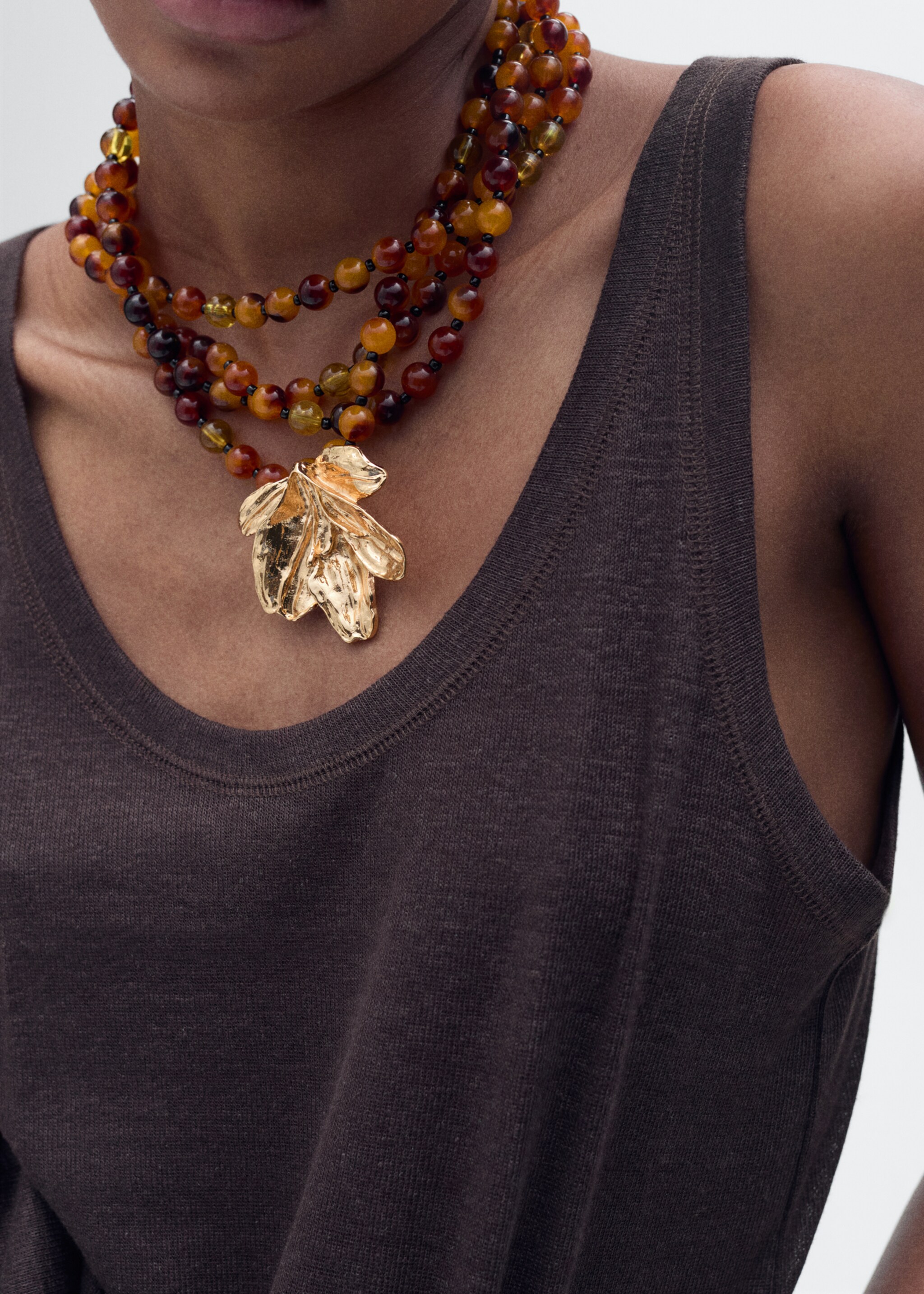 Combined beads necklace - Details of the article 9
