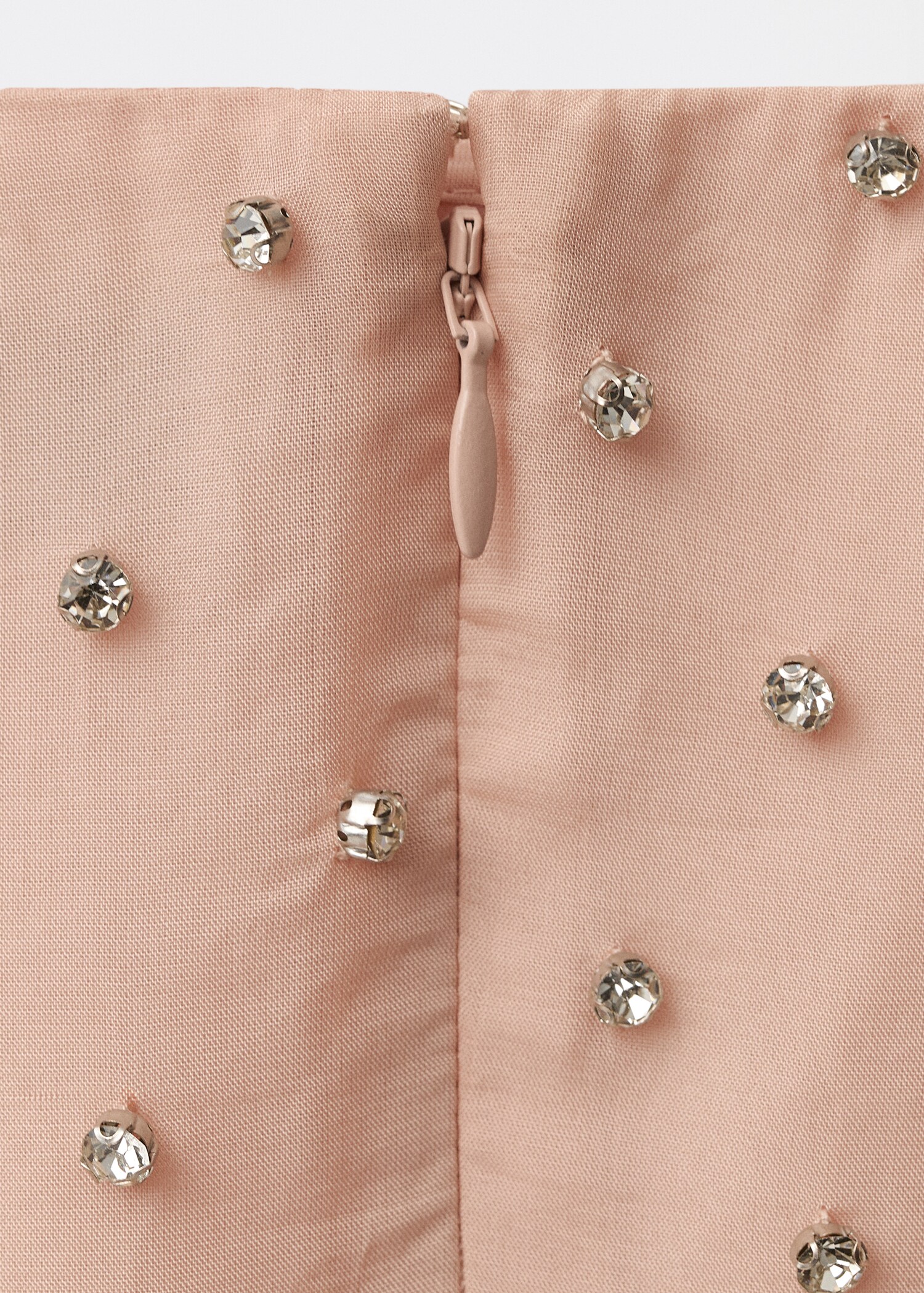 Midi skirt with crystal appliqués - Details of the article 8