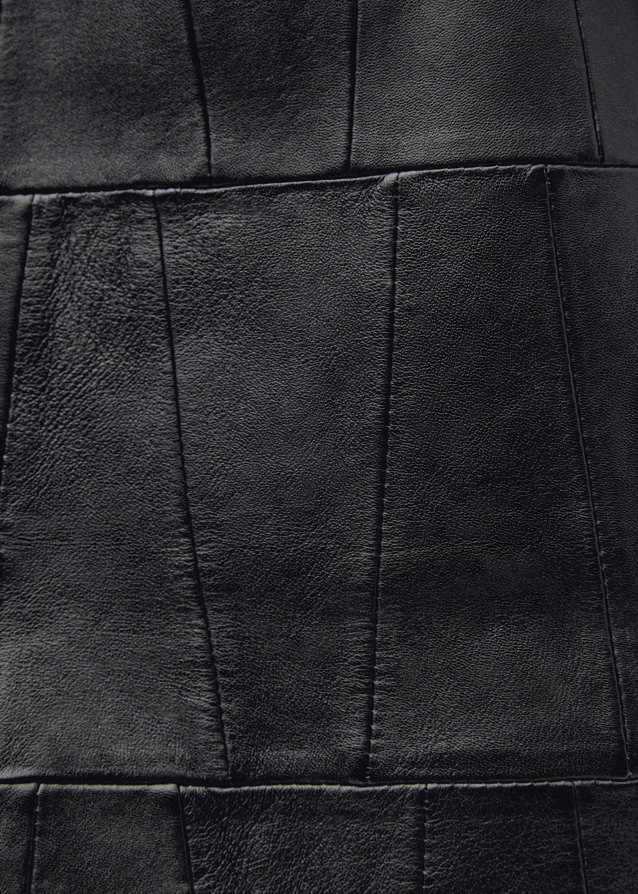 Δερμάτινη τσάντα shopper patchwork - Λεπτομέρεια του προϊόντος 1