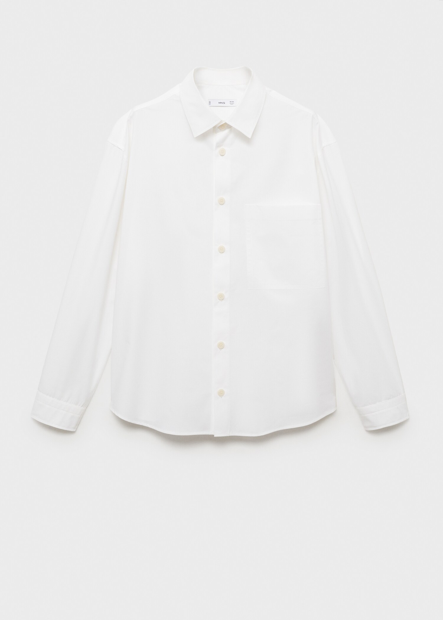 100% cotton relaxed-fit shirt - Article without model