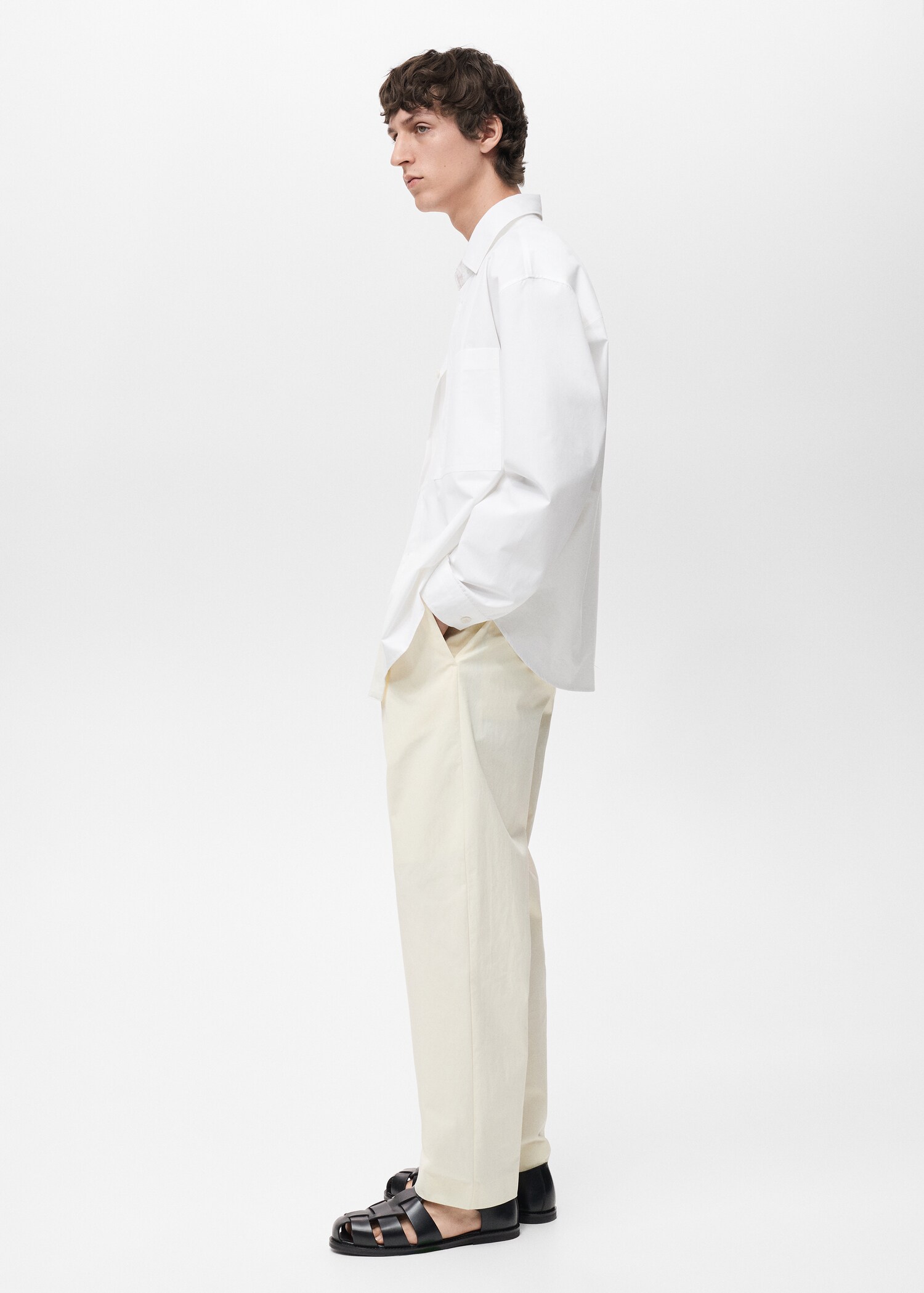 100% cotton relaxed-fit shirt - Details of the article 2