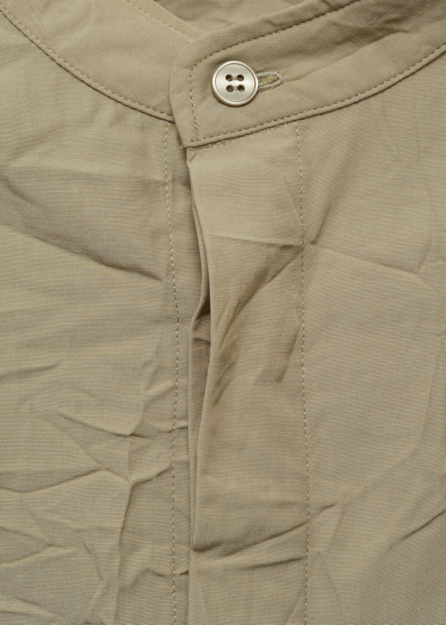 Camisa cuello mao efecto arrugado - Detalle del artículo 8