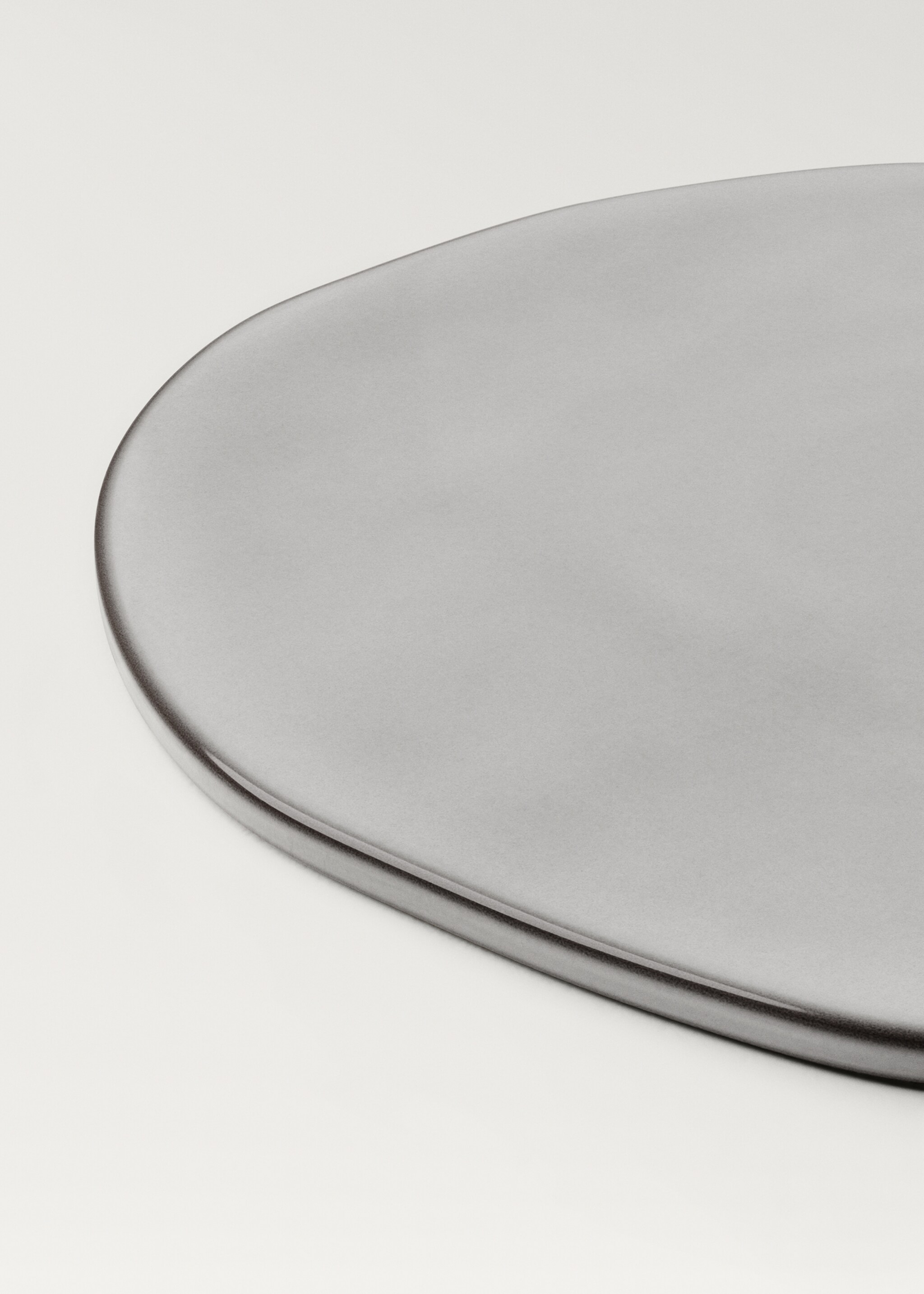 Table en grès à bord contrasté ronde - Détail de l'article 3