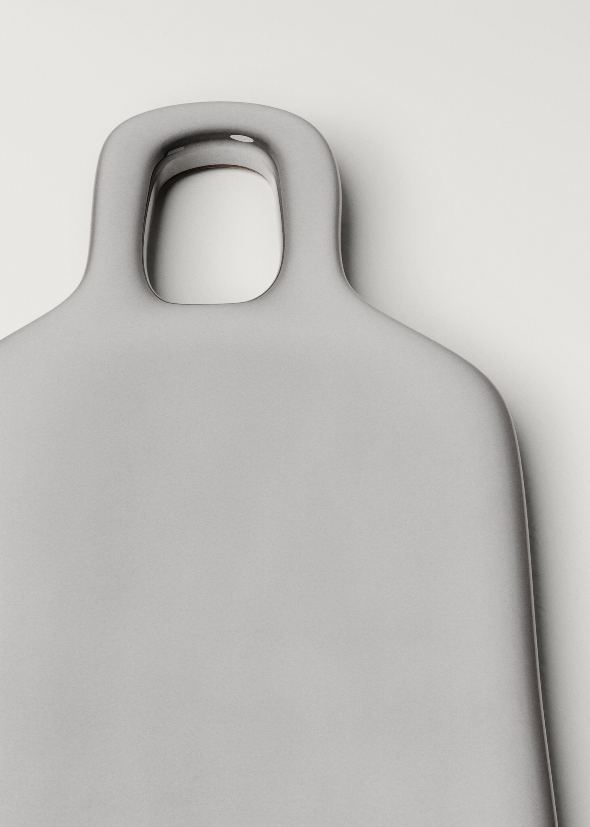 Rectangular stoneware table with contrast edge - Details of the article 2