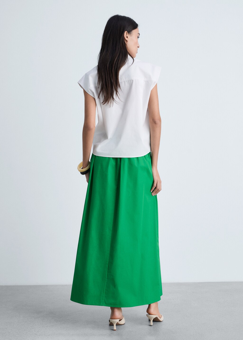 【NOICE】 W FLARED COTTON SKIRT / 追跡付 Flared cotton skirt - Women | MANGO USA