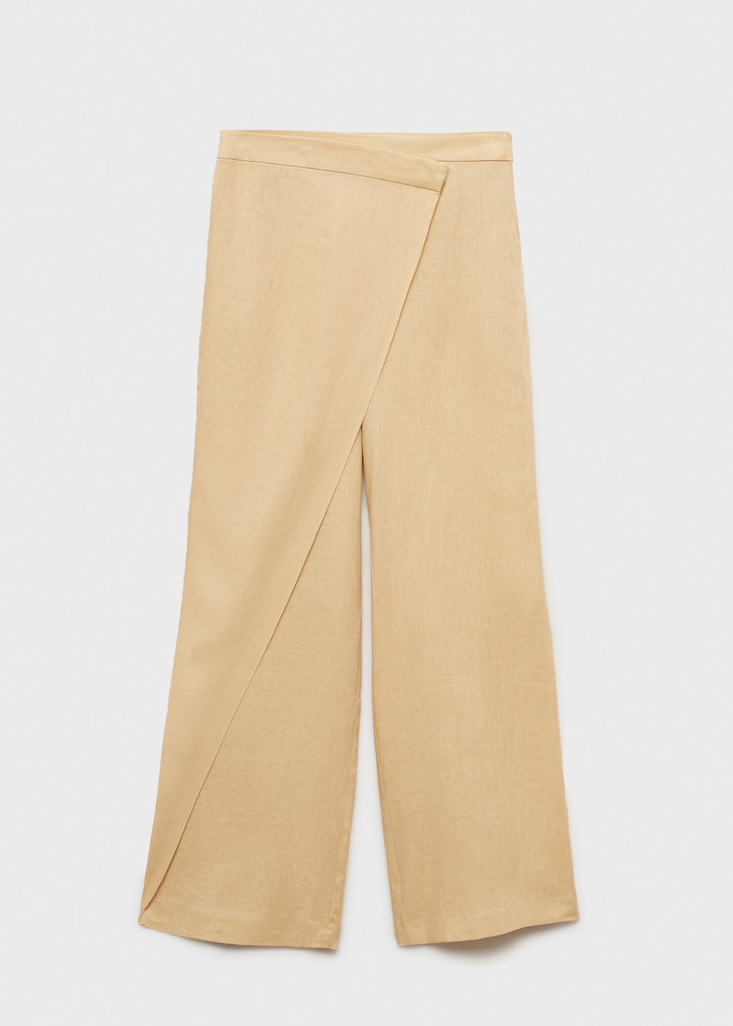 Linen crossover pants - Article without model
