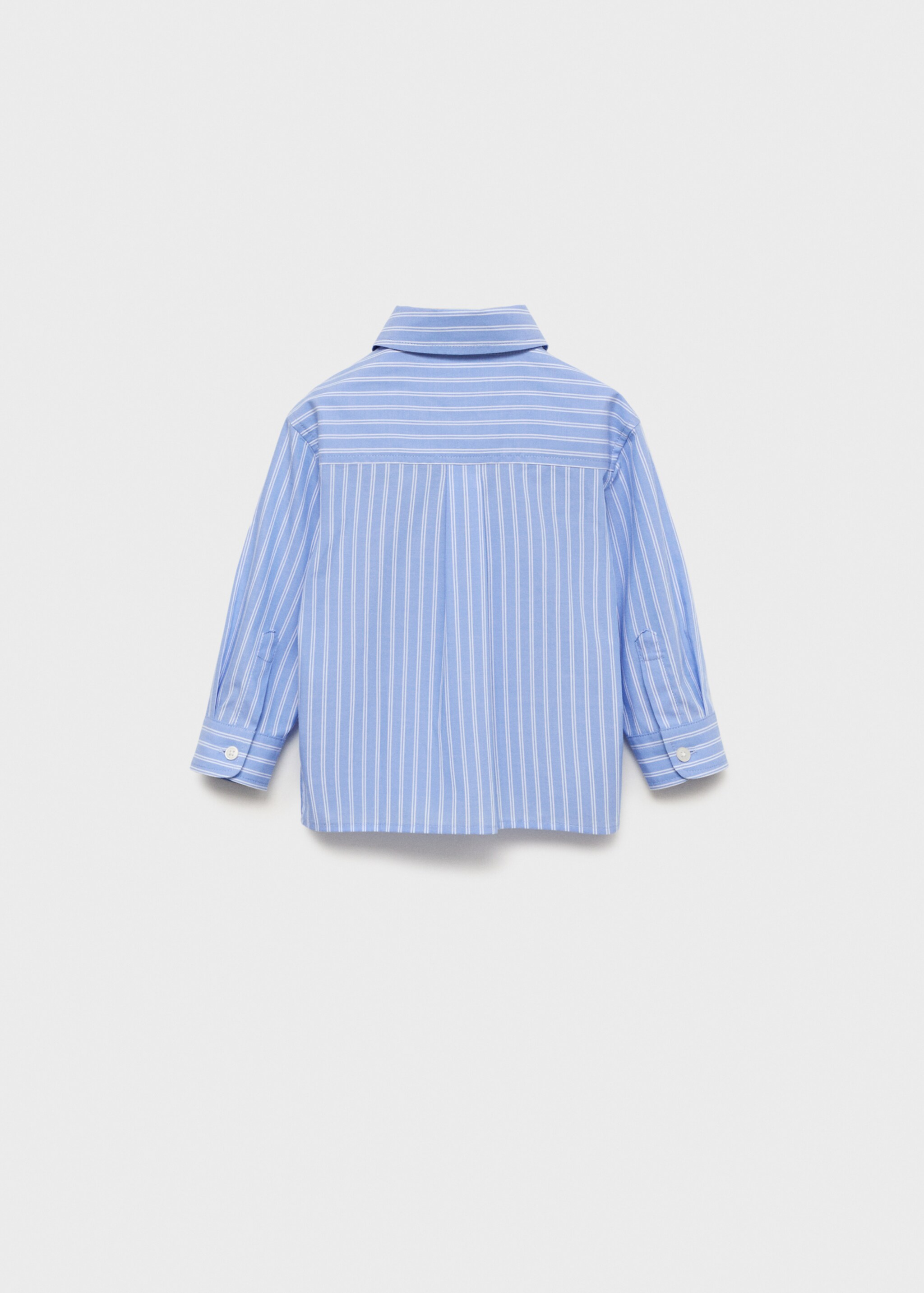 100% cotton striped shirt - Reverse of the article