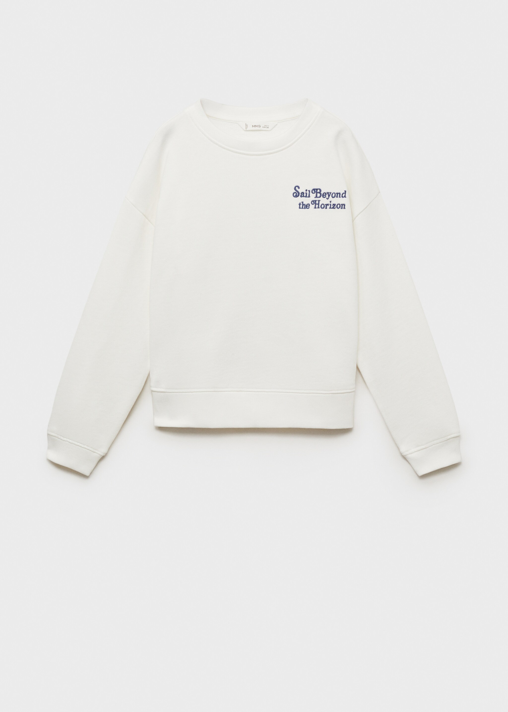 Sweater coton message - Article sans modèle
