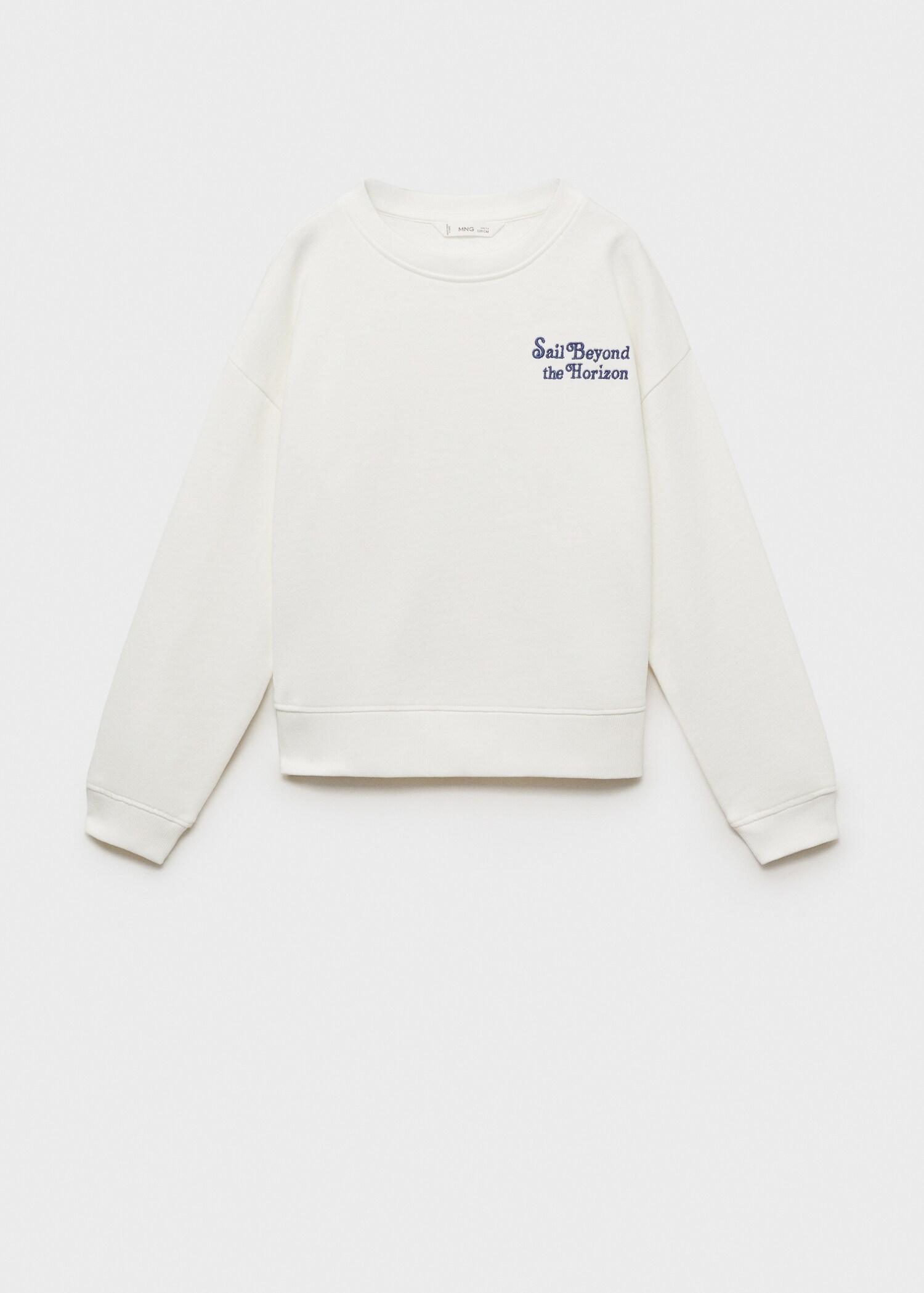 Sweater coton message - Article sans modèle