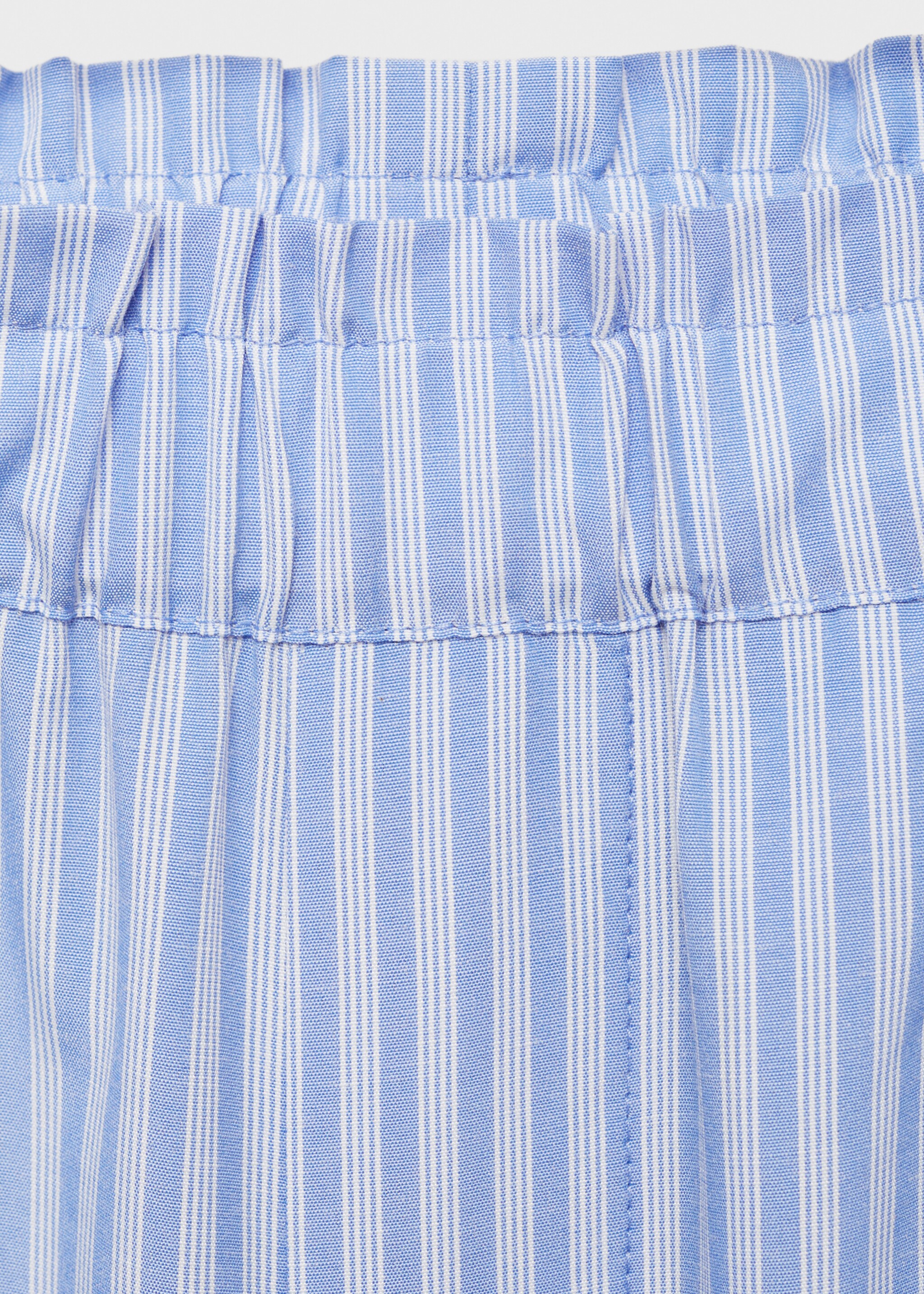 Striped cotton trousers - Details of the article 0