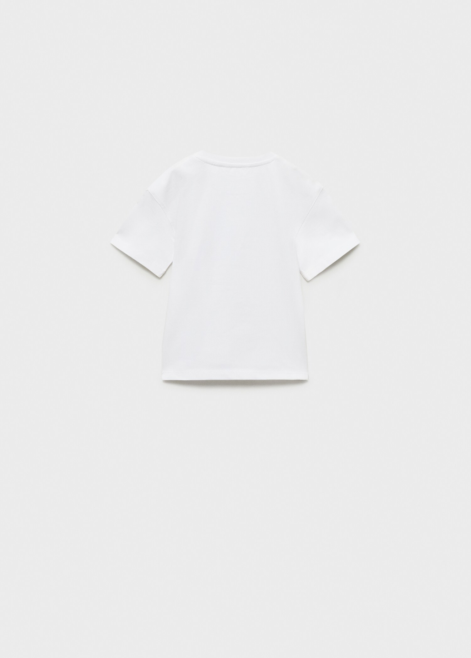 Embossed cotton T-shirt - Reverse of the article