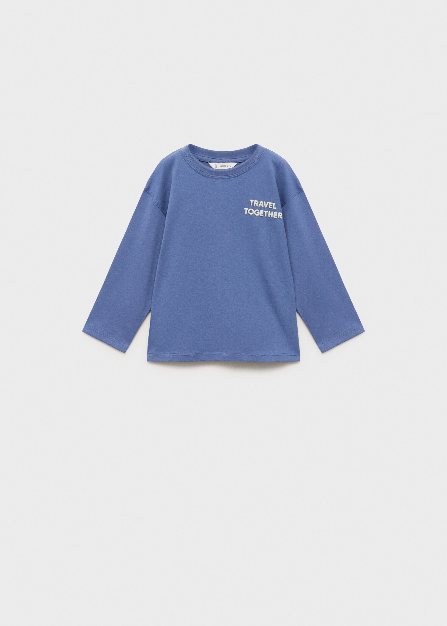 T-shirt coton message brodé - Article sans modèle